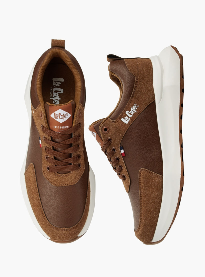 Lee Cooper Men Ortholite Lace-Up Ankle Sneakers-men-shoes-sneakers-image-1