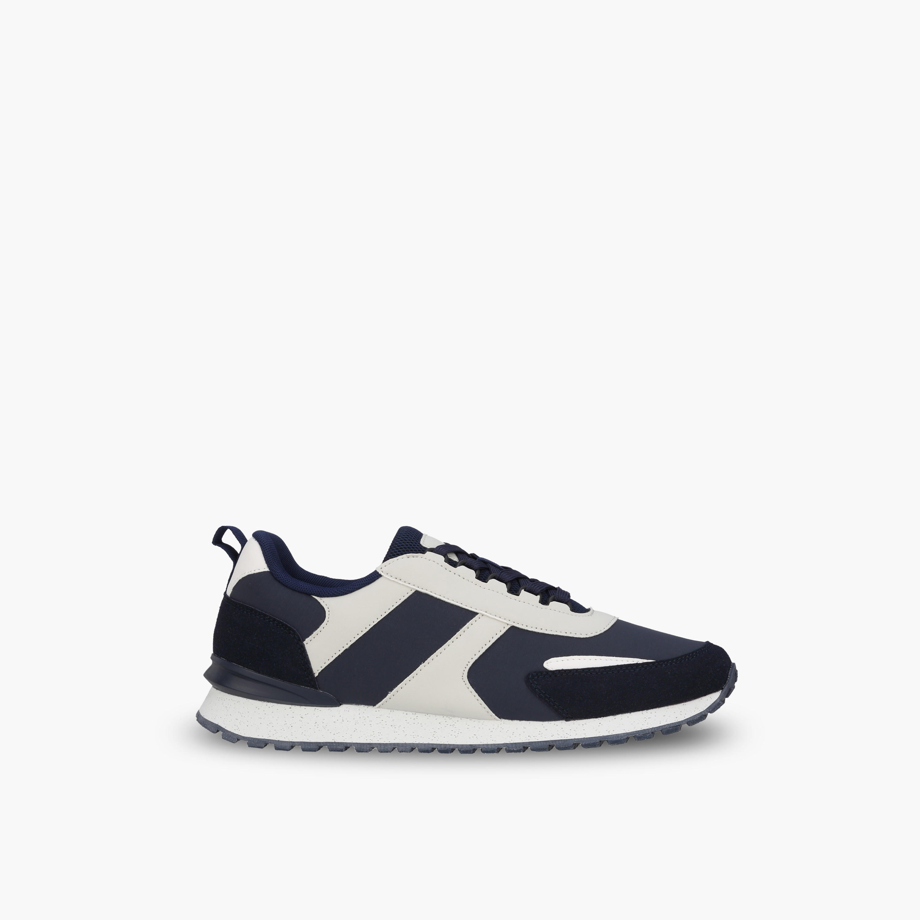 حذاء سنيكرز طول الكاحل بارز الملمس برباط للرجال من أل بي أل من شو إكسبريس-men-shoes-sneakers-image-3