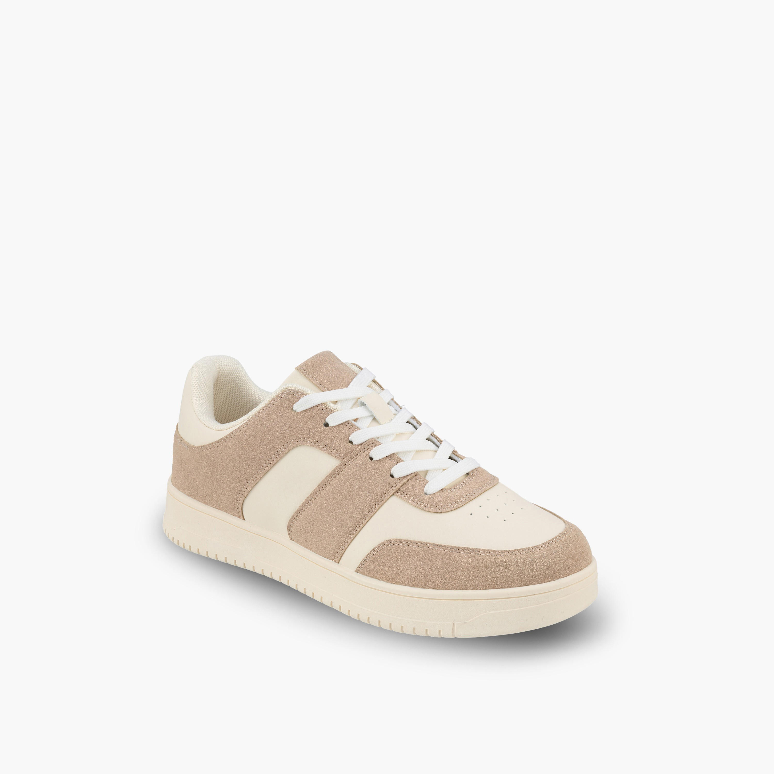 حذاء سنيكرز طول الكاحل بألواح ورباط للرجال من أل بي أل من شو إكسبريس-men-shoes-sneakers-image-2