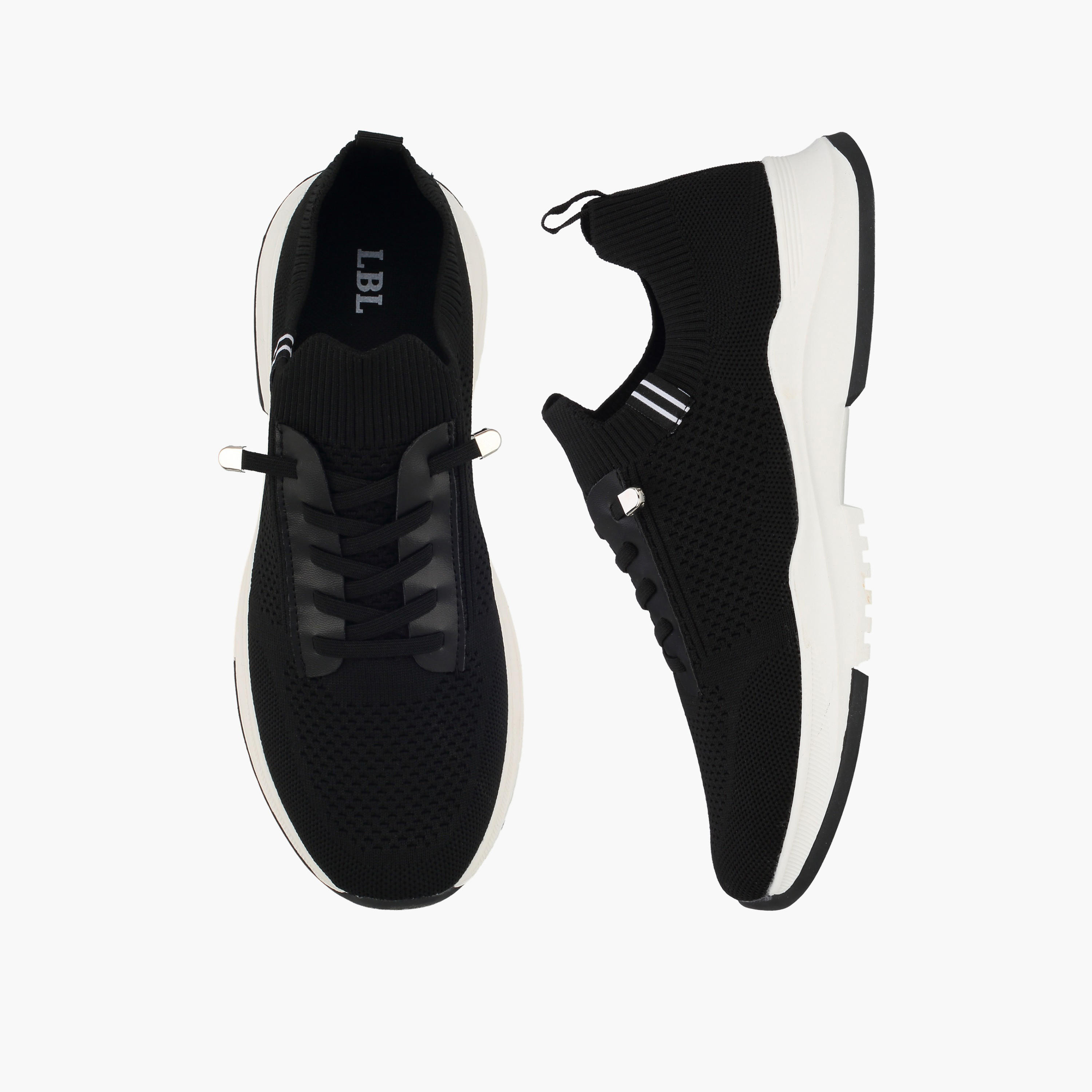 حذاء سنيكرز للكاحل برباط إغلاق للرجال من إل بي إل من شو إكسبريس-men-shoes-sneakers-image-1