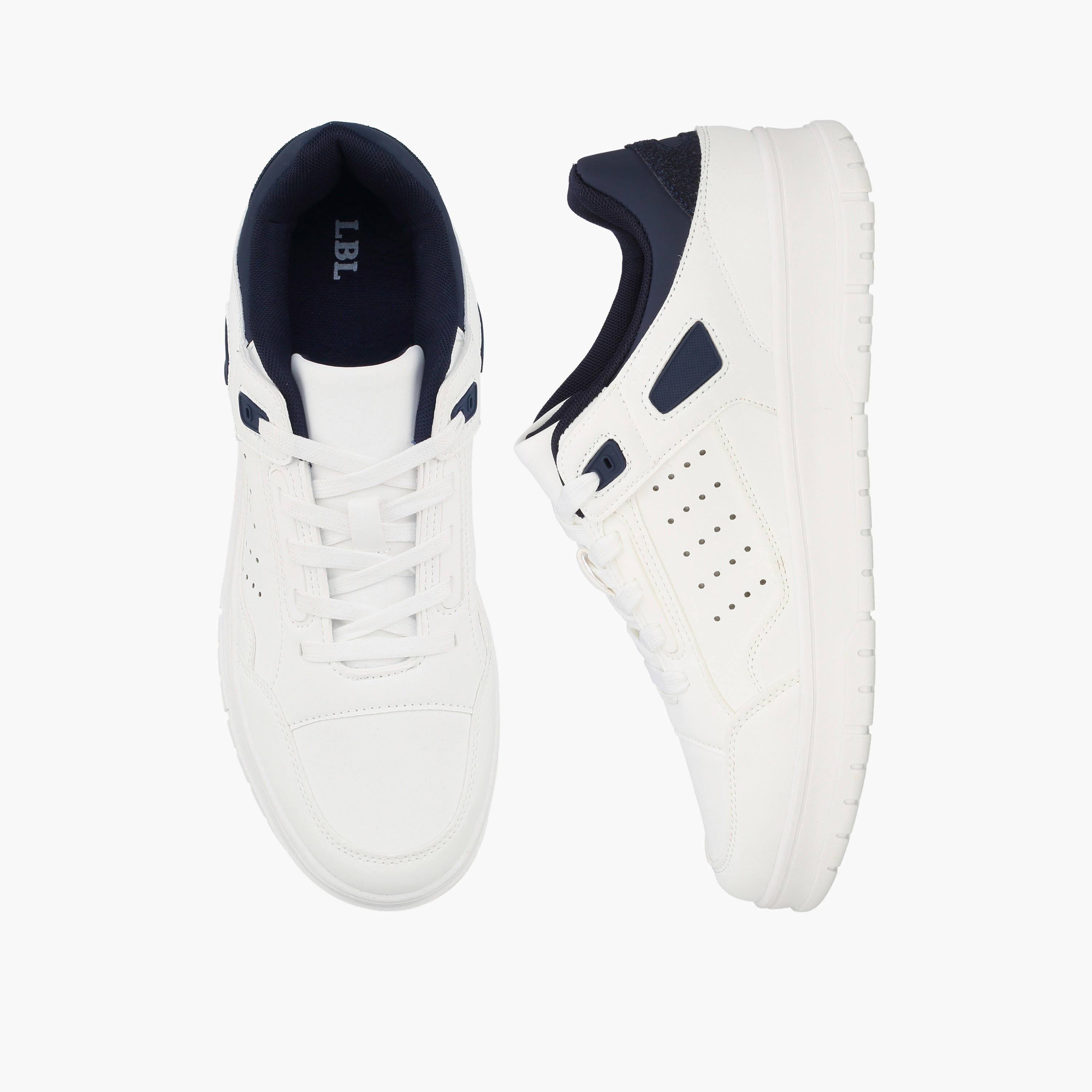 حذاء سنيكرز طول الكاحل برباط للرجال من أل بي أل من شو إكسبريس-men-shoes-sneakers-image-1