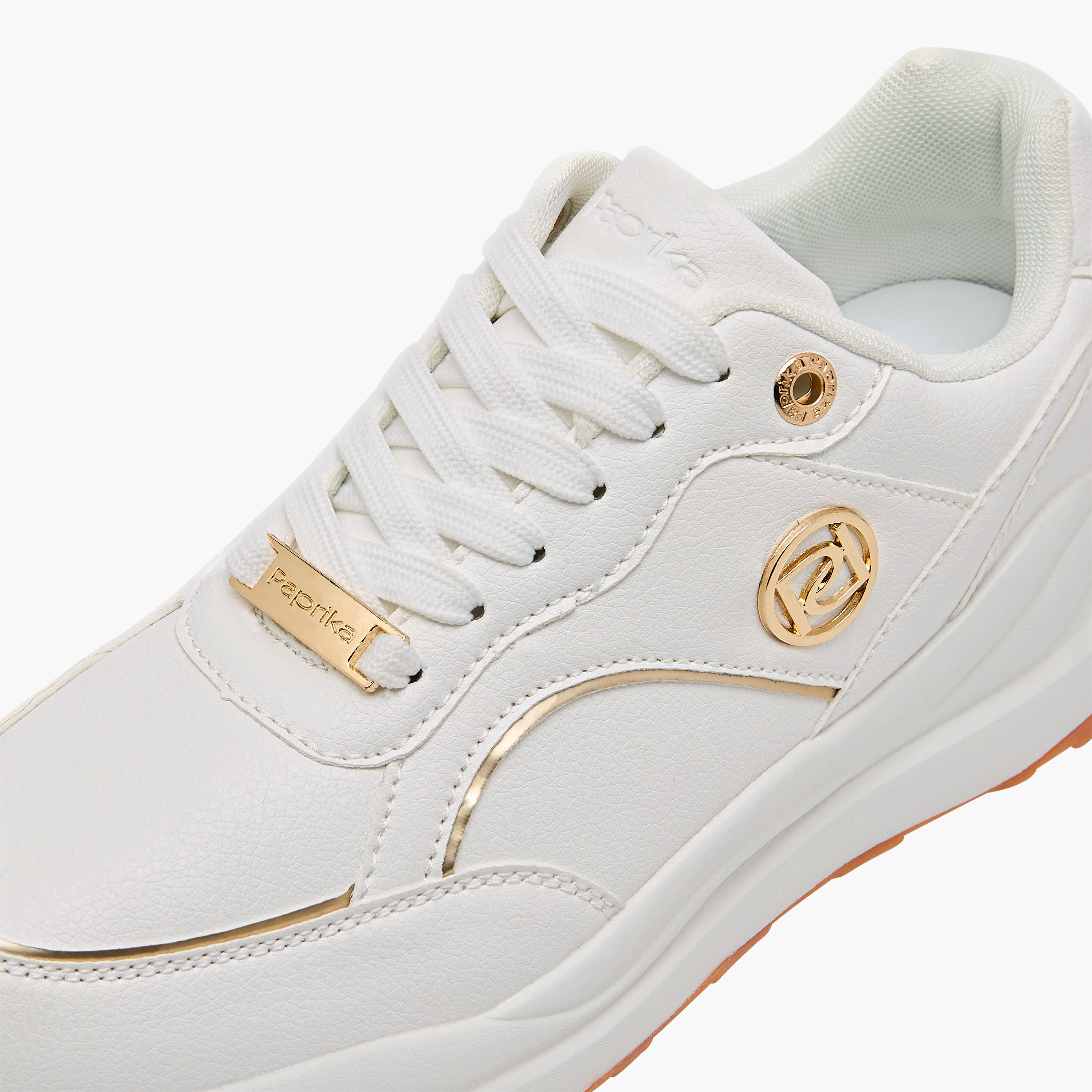 حذاء سنيكرز بألواح وزينة معدنية ورباط إغلاق من بابريكا-women-shoes-sneakers-image-4