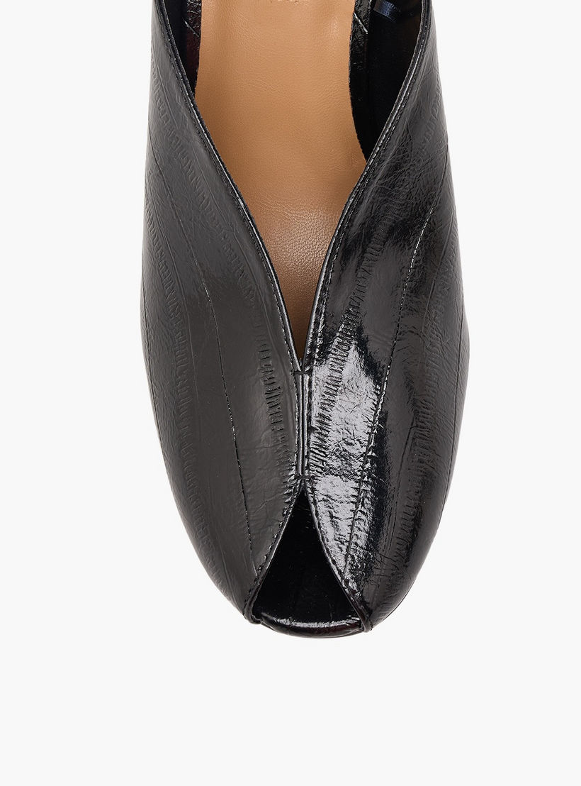 Elle Women Textured Stiletto Heel Mules-women-shoes-sandals-heeled-image-4