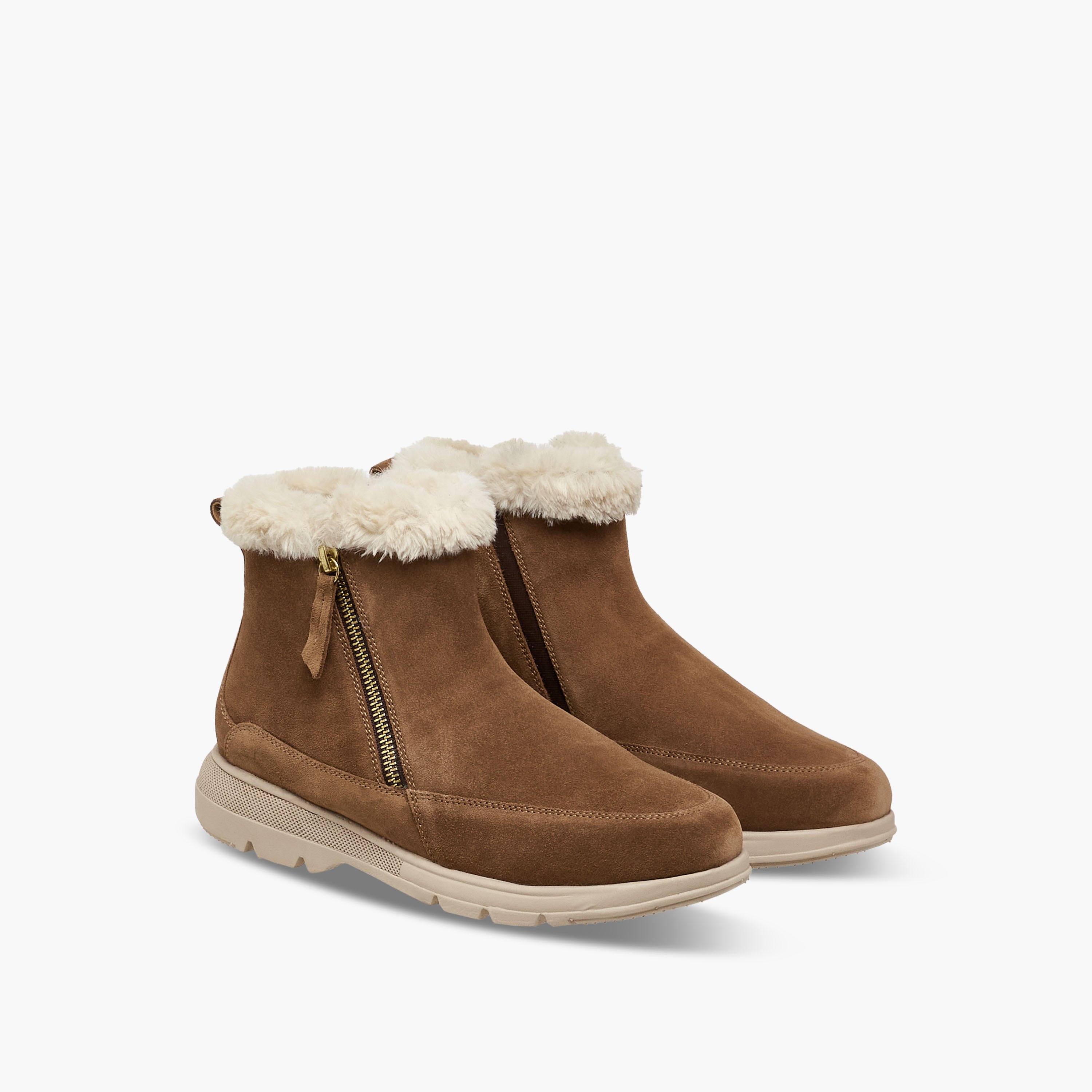 بوت فرو صناعي بطول الكاحل للنساء من بابريكا-women-shoes-boots-image-1