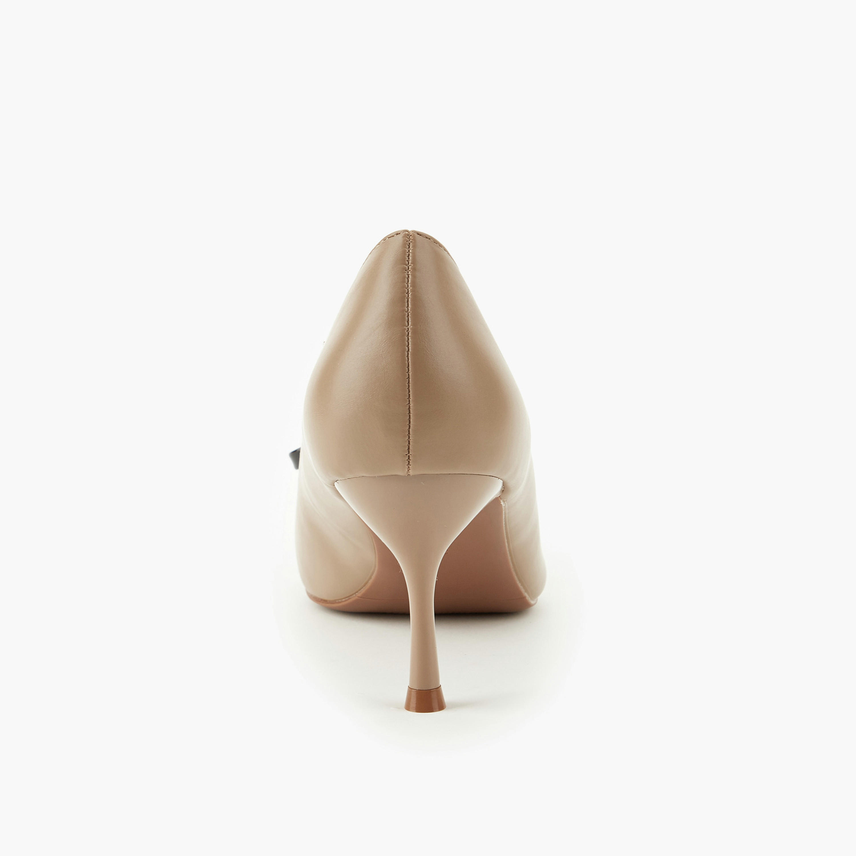 Elle Women Bow Accent Stiletto Heel Pumps-women-shoes-heels-image-5