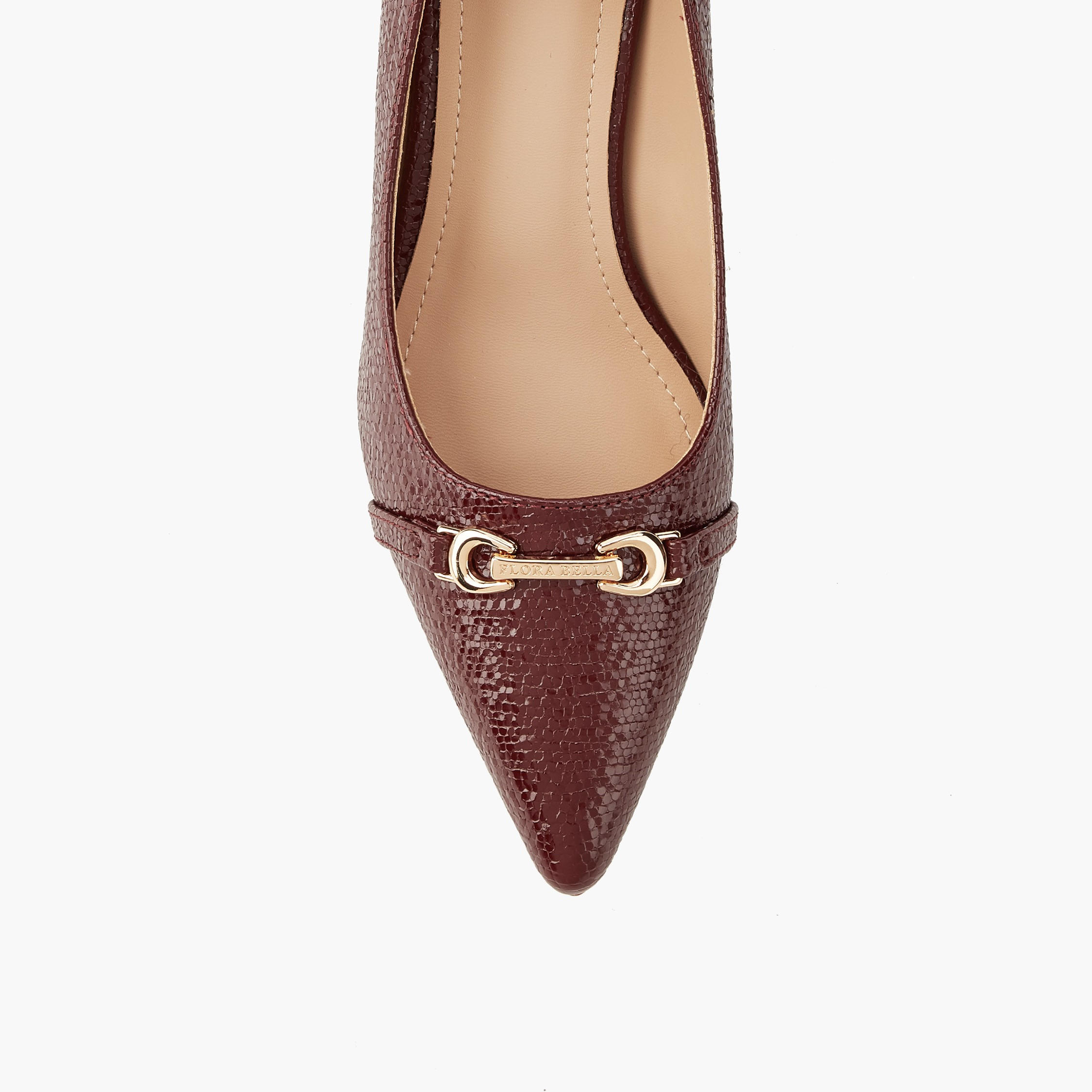 حذاء كلاسيكي سهل الارتداء بارز الملمس بكعب ستيليتو من فلورا بيلا-women-shoes-heels-image-4