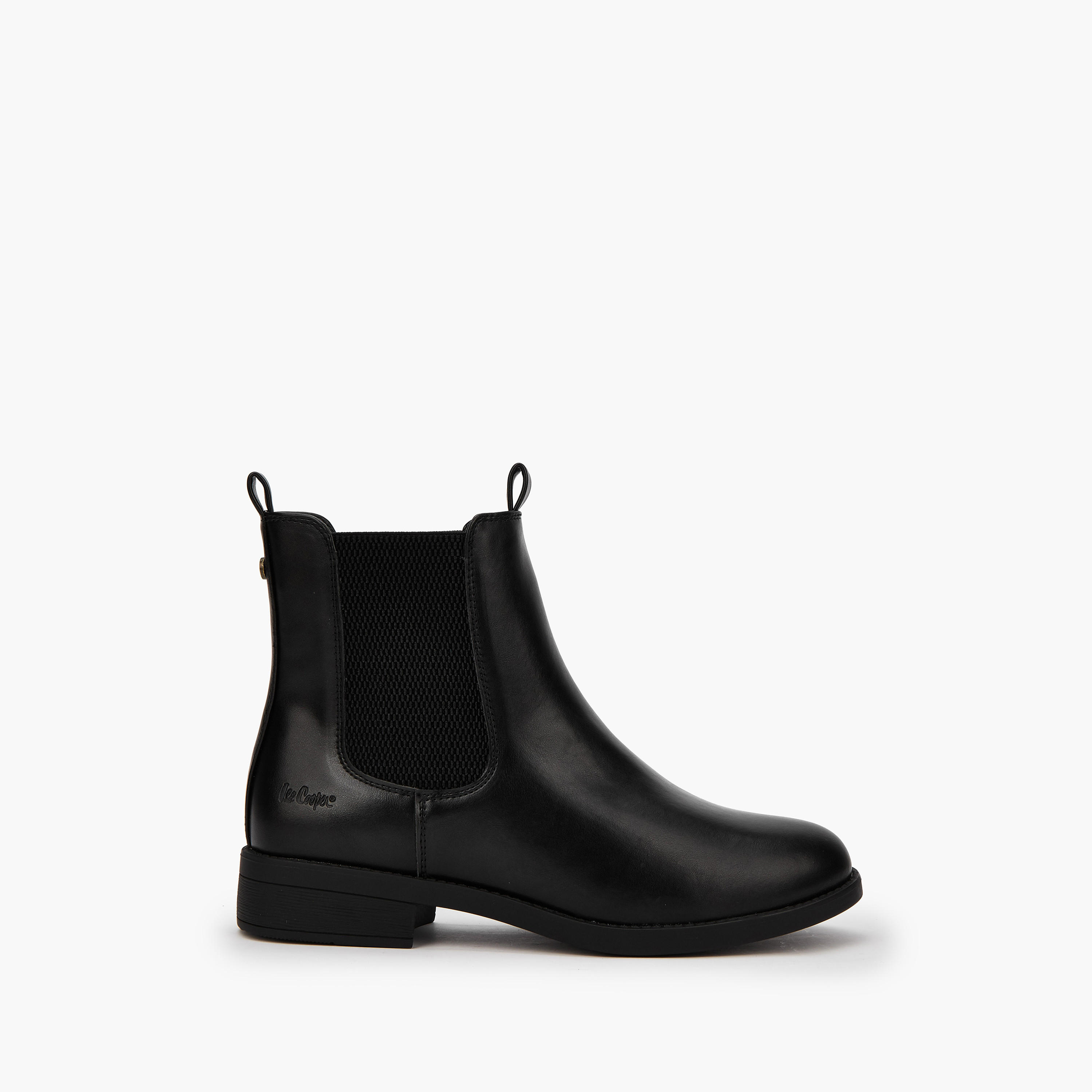 Lee Cooper Women's Solid Slip-On Ankle Boots-women-shoes-boots-image-2