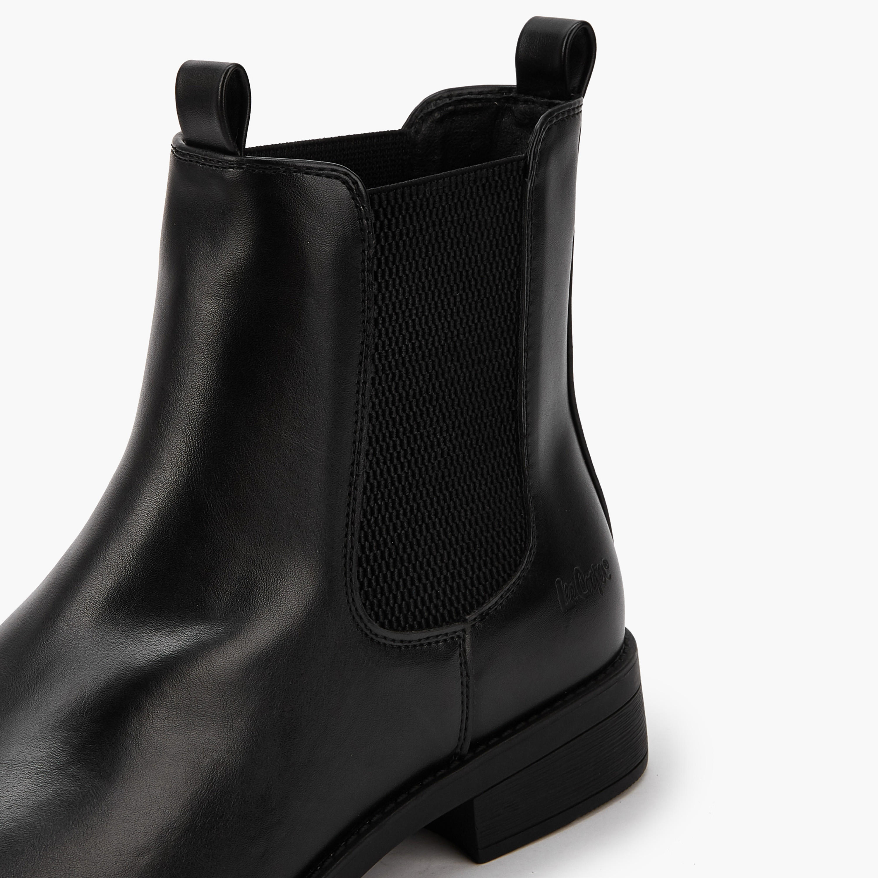 Lee Cooper Women's Solid Slip-On Ankle Boots-women-shoes-boots-image-4