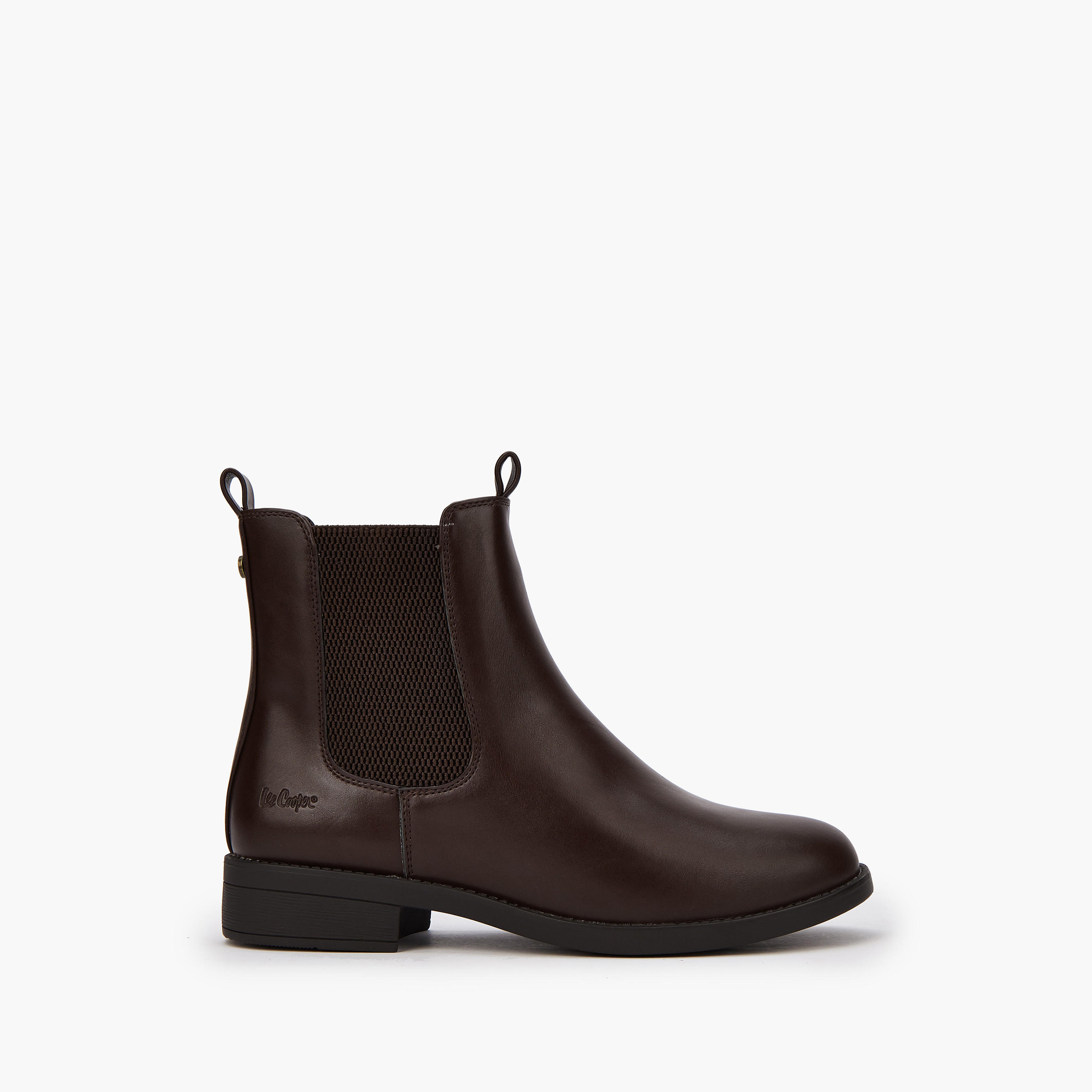 Lee Cooper Women's Solid Slip-On Ankle Boots-women-shoes-boots-image-2