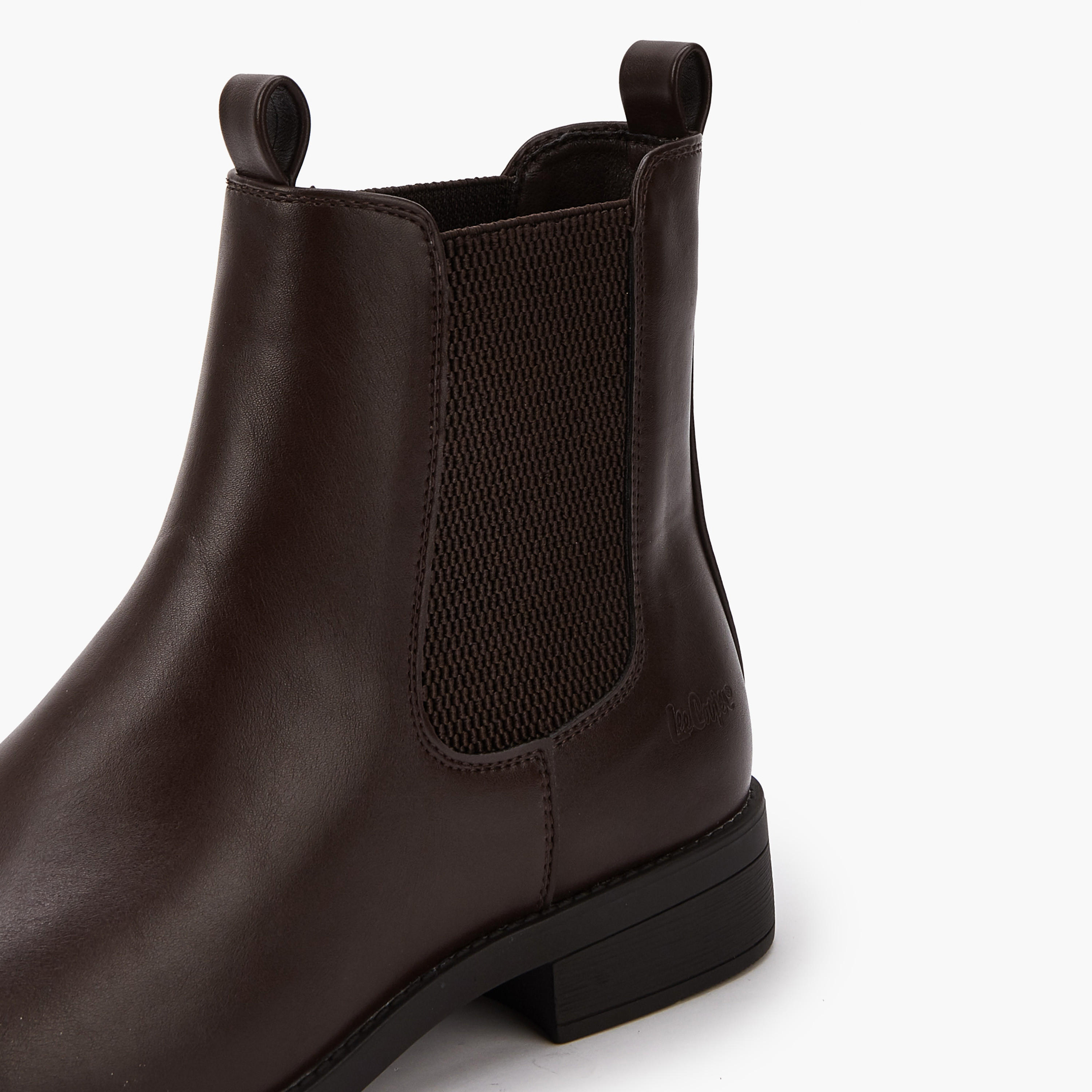Lee Cooper Women's Solid Slip-On Ankle Boots-women-shoes-boots-image-4