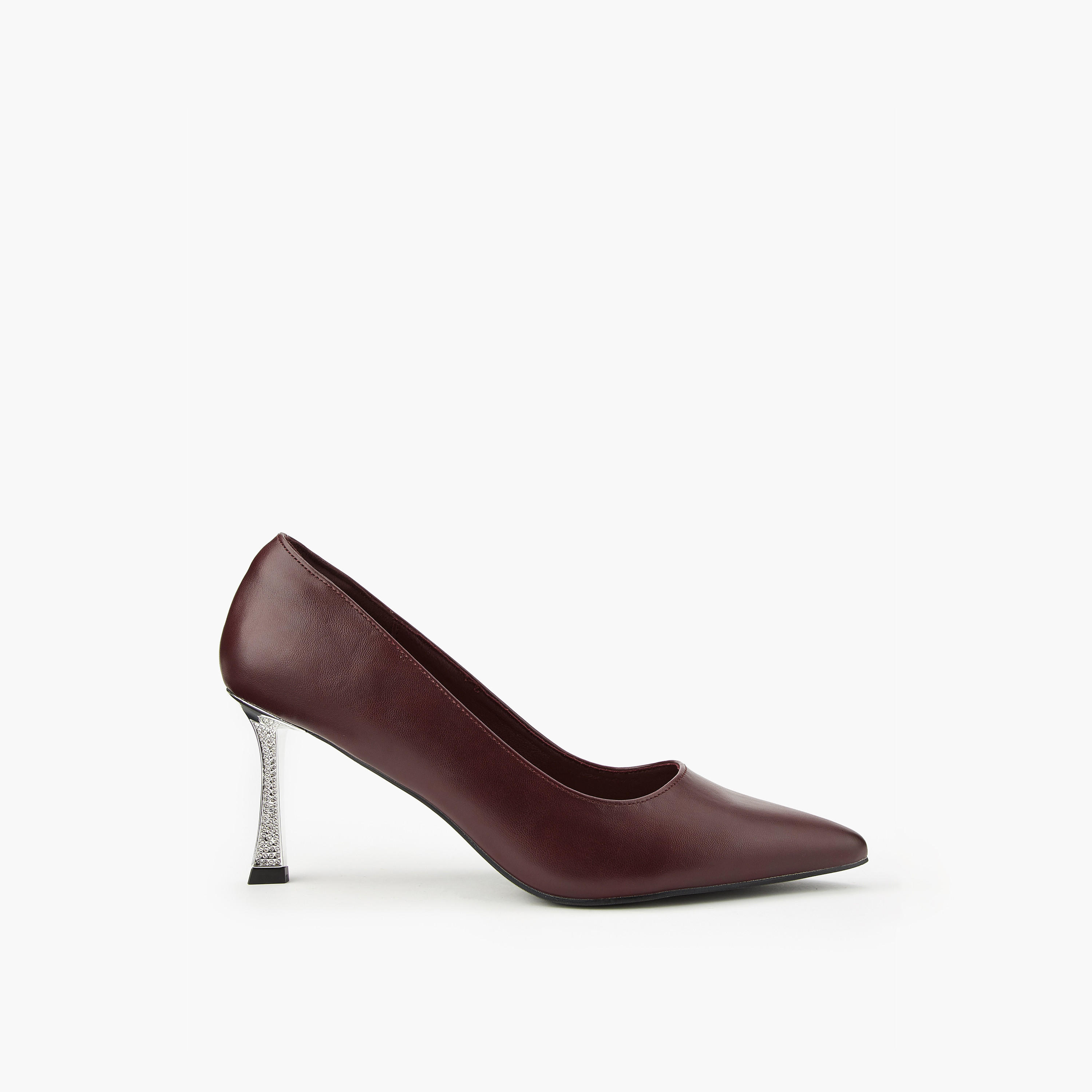 حذاء بكعب ستيلتو ومقدمة مدببة للنساء من فلورا بيلا-women-shoes-heels-image-2