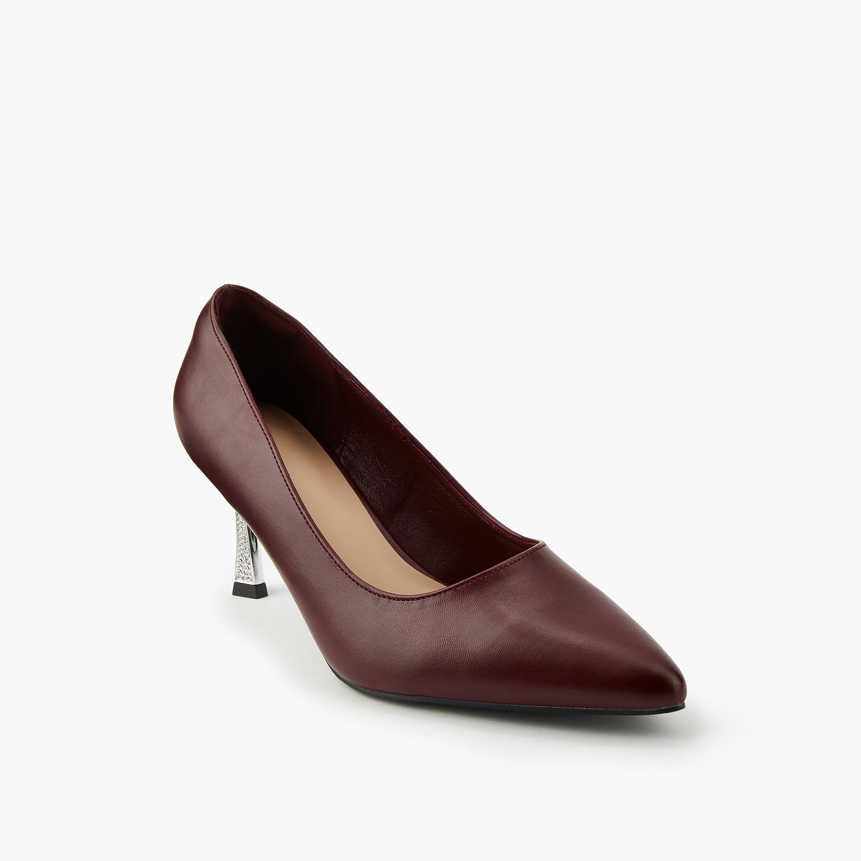 حذاء بكعب ستيلتو ومقدمة مدببة للنساء من فلورا بيلا-women-shoes-heels-image-3