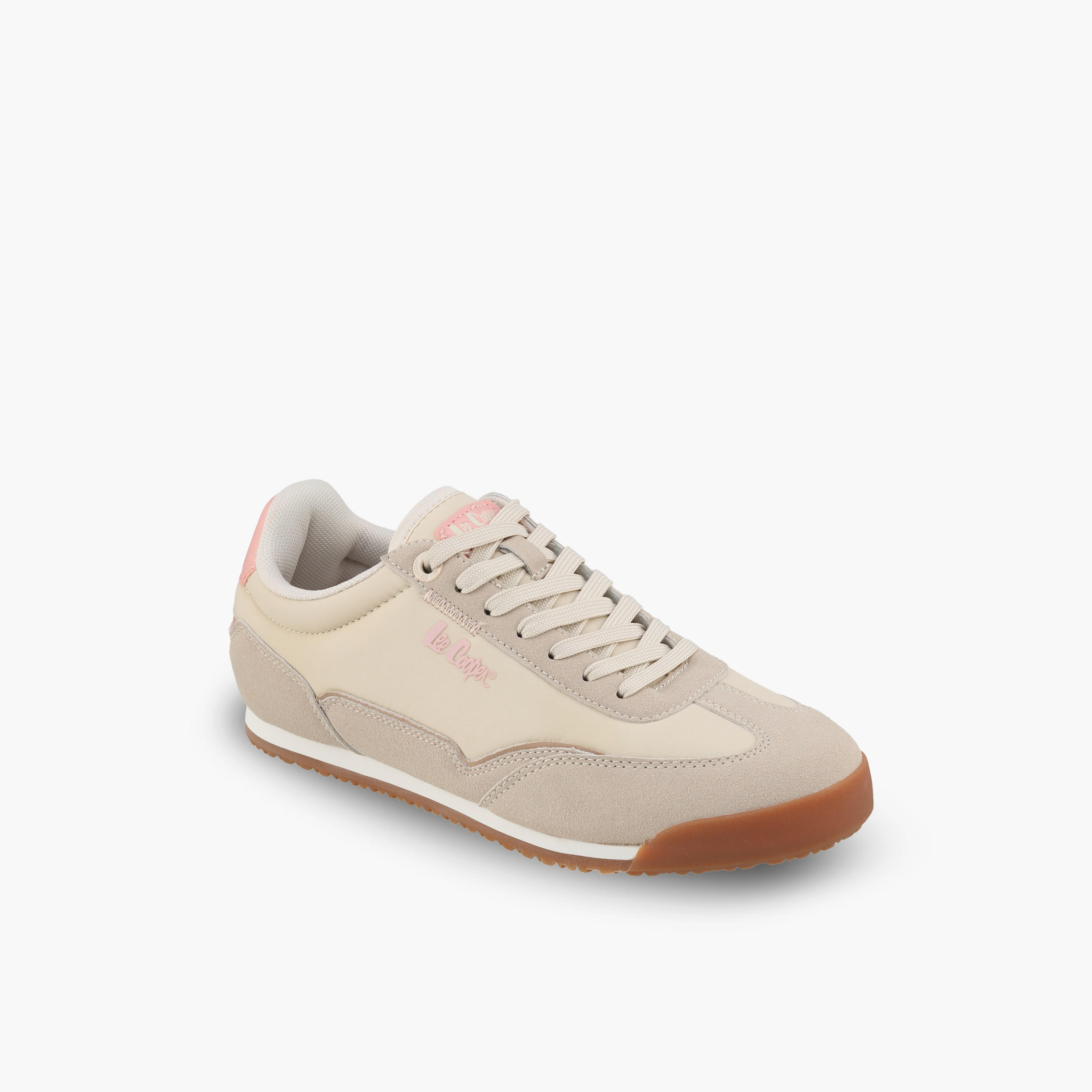 Lee Cooper Women Logo Print Lace-Up Ankle Sneakers-women-shoes-sneakers-image-2