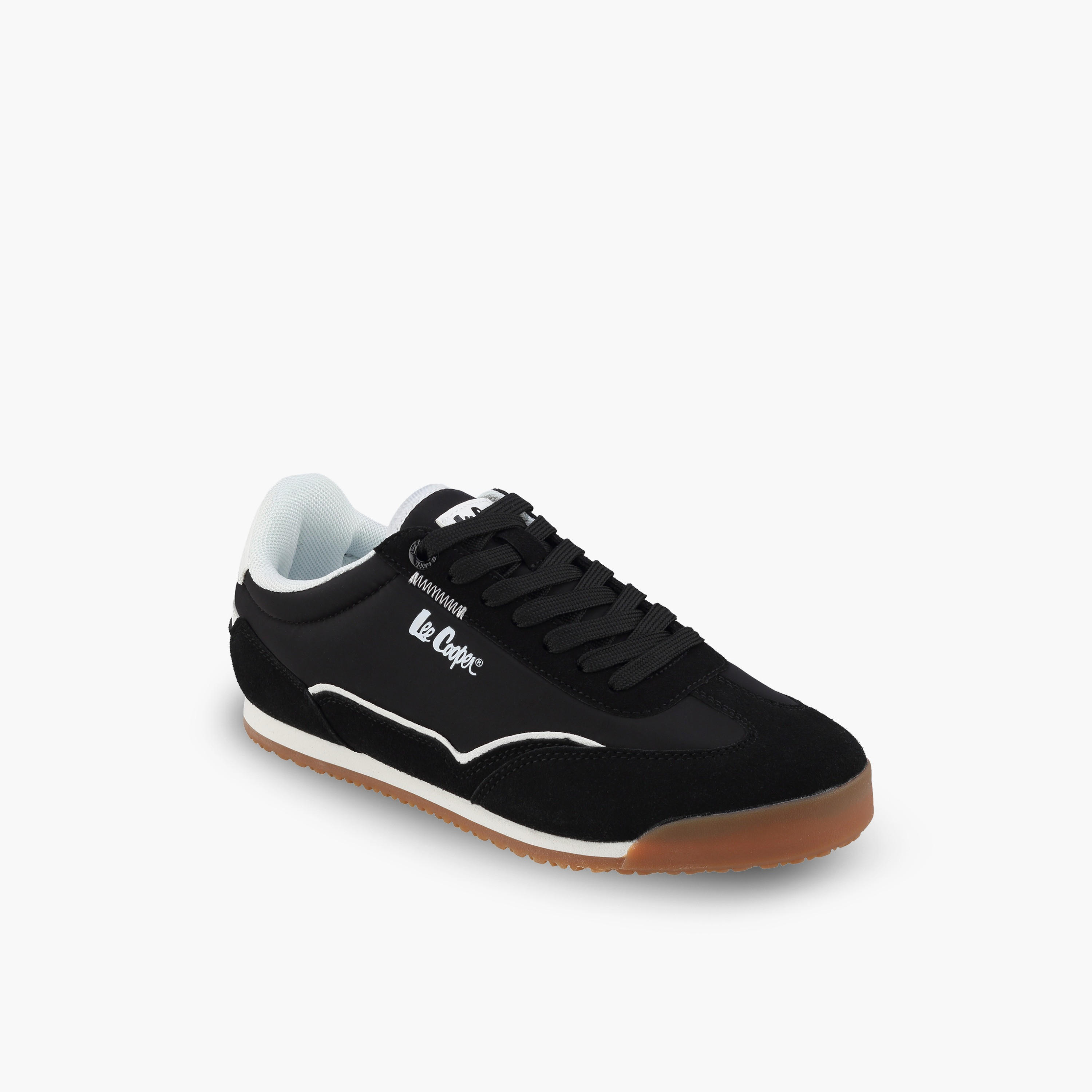 Lee Cooper Women Logo Print Lace-Up Ankle Sneakers-women-shoes-sneakers-image-2