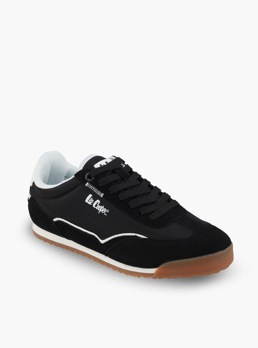 Lee Cooper Women Logo Print Lace-Up Ankle Sneakers-women-shoes-sneakers-image-2