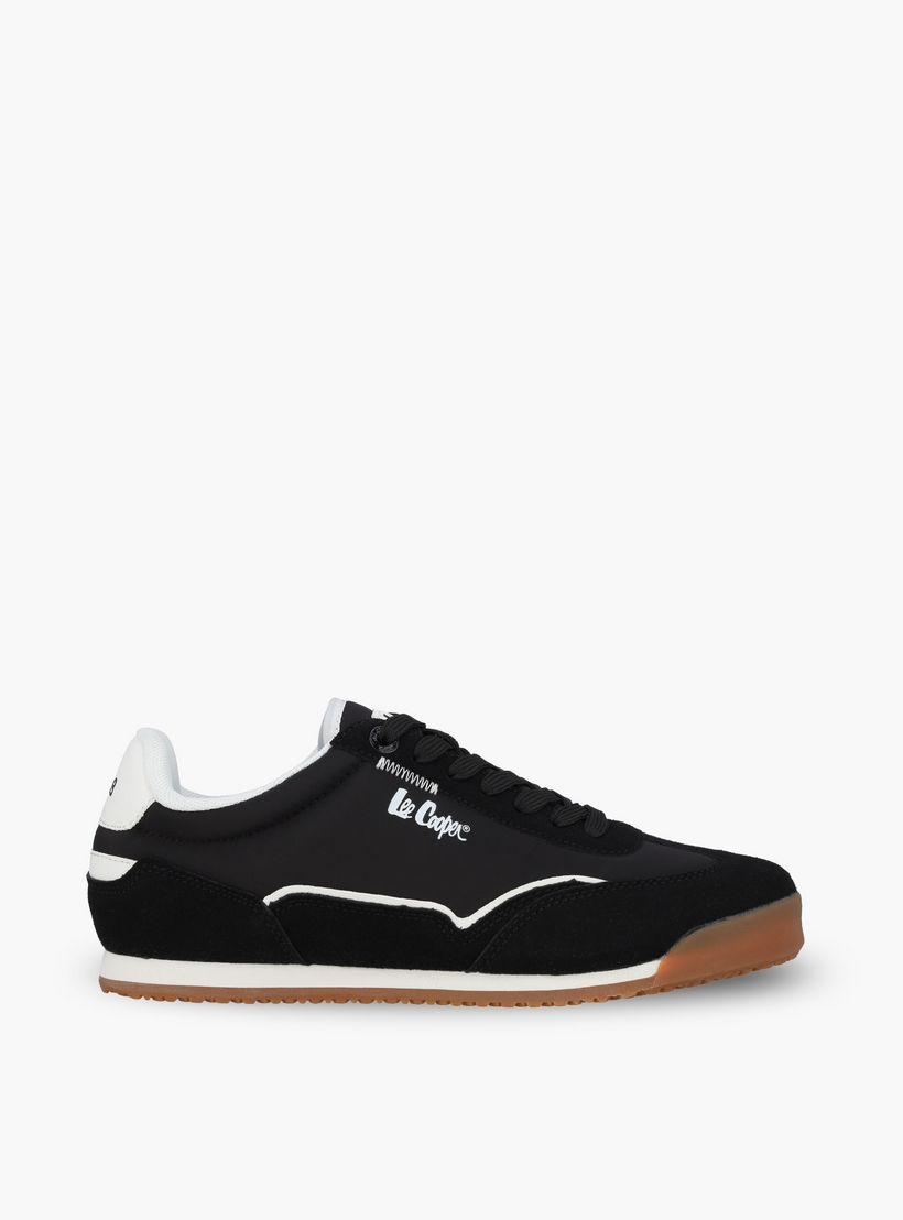 Lee Cooper Women Logo Print Lace-Up Ankle Sneakers-women-shoes-sneakers-image-3