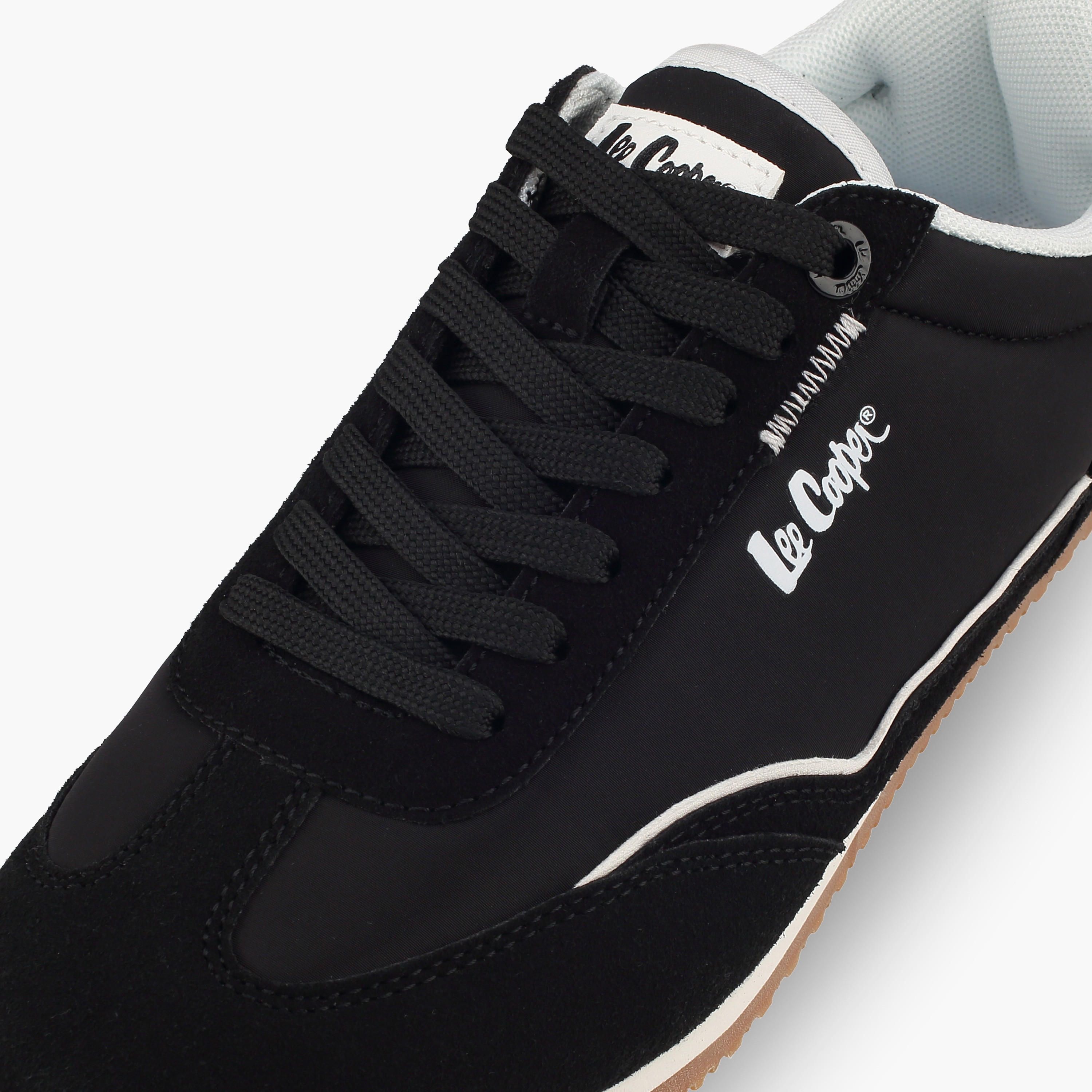 Lee Cooper Women Logo Print Lace-Up Ankle Sneakers-women-shoes-sneakers-image-4