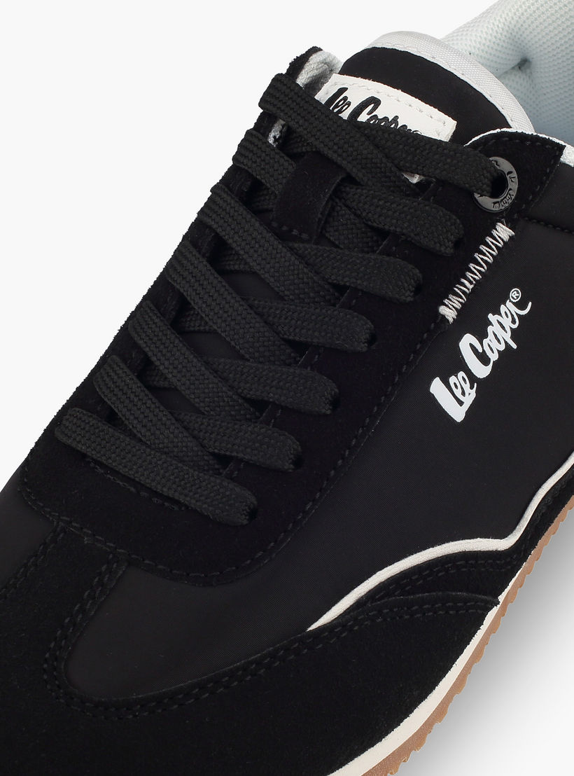 Lee Cooper Women Logo Print Lace-Up Ankle Sneakers-women-shoes-sneakers-image-4