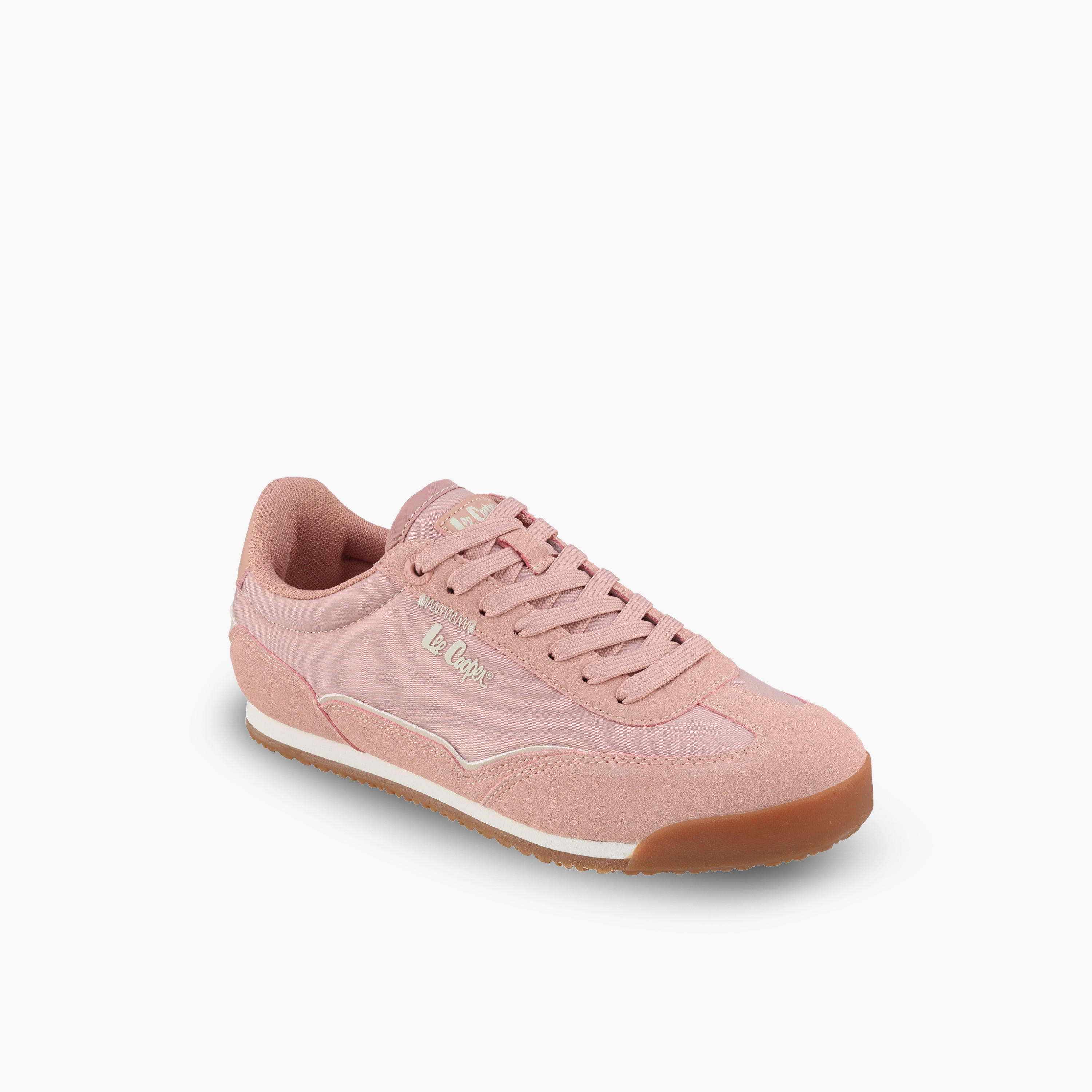 Lee Cooper Women Logo Print Lace-Up Ankle Sneakers-women-shoes-sneakers-image-2