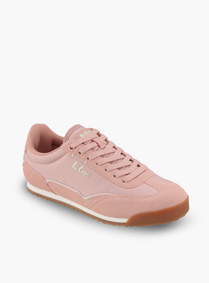 Lee Cooper Women Logo Print Lace-Up Ankle Sneakers-women-shoes-sneakers-image-2