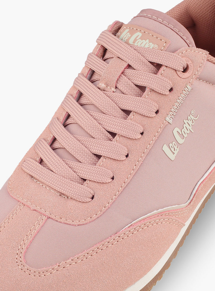 Lee Cooper Women Logo Print Lace-Up Ankle Sneakers-women-shoes-sneakers-image-4