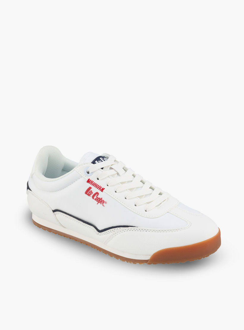 Lee Cooper Women Logo Print Lace-Up Ankle Sneakers-women-shoes-sneakers-image-2
