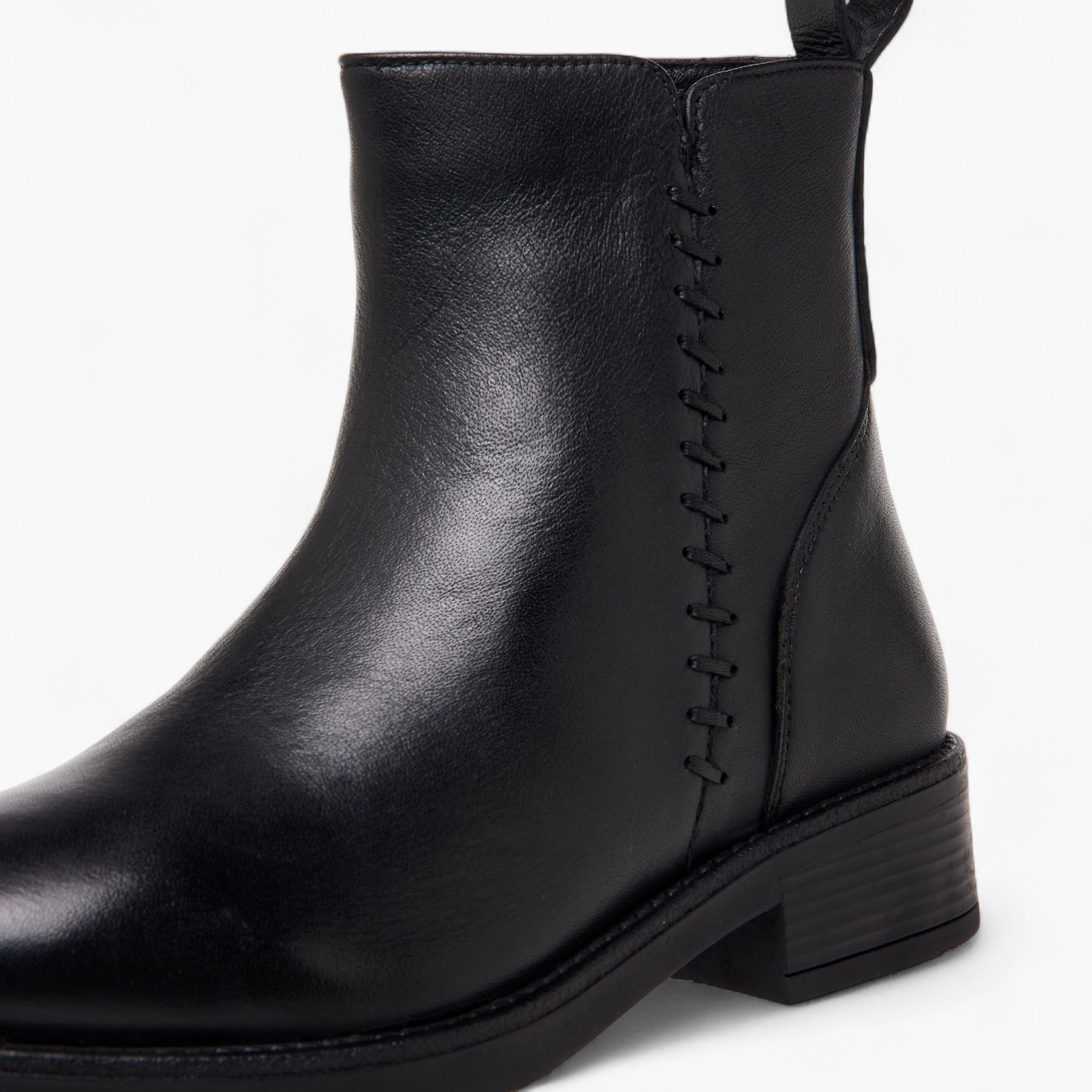بوت جلد طول الكاحل بكعب سميك للنساء من بابريكا-women-shoes-boots-image-4