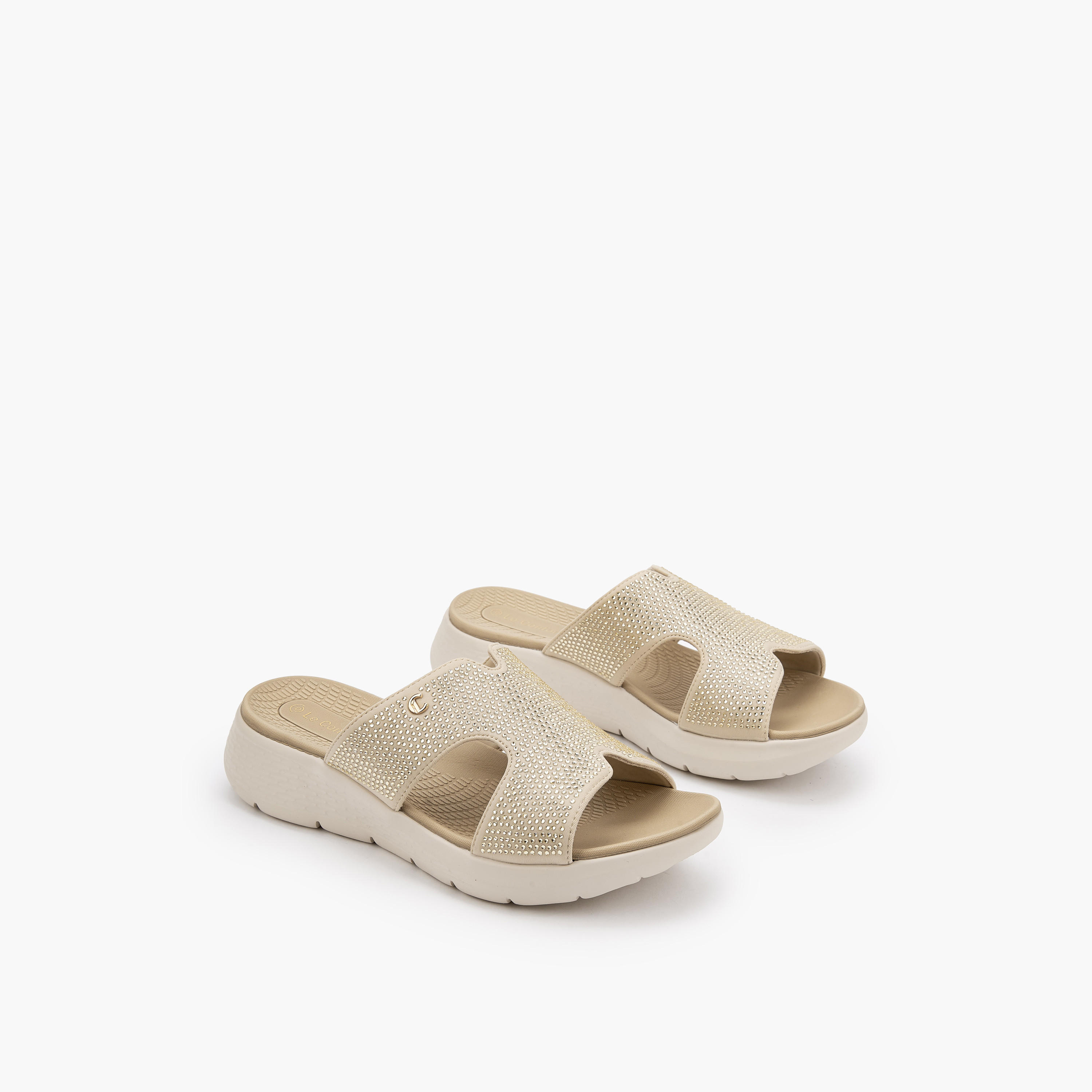 شبشب مزين للنساء من لو كونفورت-women-shoes-sandals-heeled-image-5