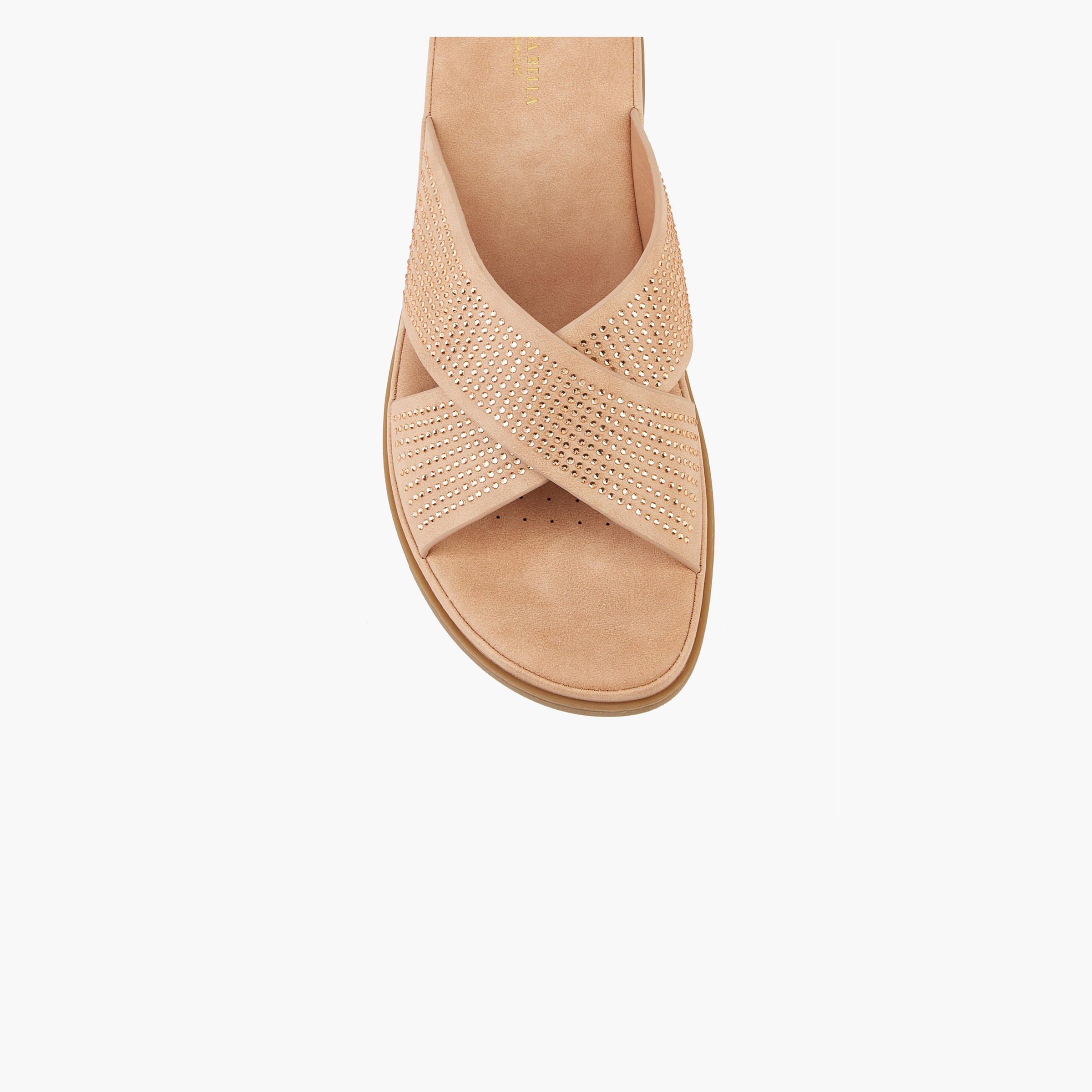 صندل مزين سهل الارتداء بأحزمة متقاطعة من فلورا بيلا-women-shoes-flats-sandals-image-4