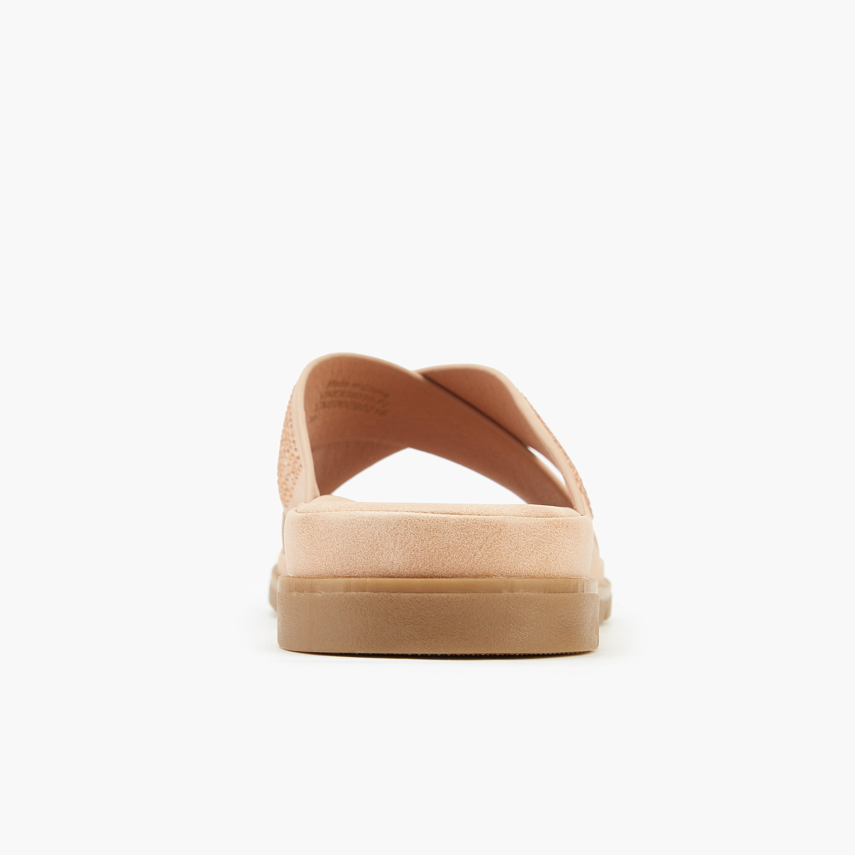 صندل مزين سهل الارتداء بأحزمة متقاطعة من فلورا بيلا-women-shoes-flats-sandals-image-5