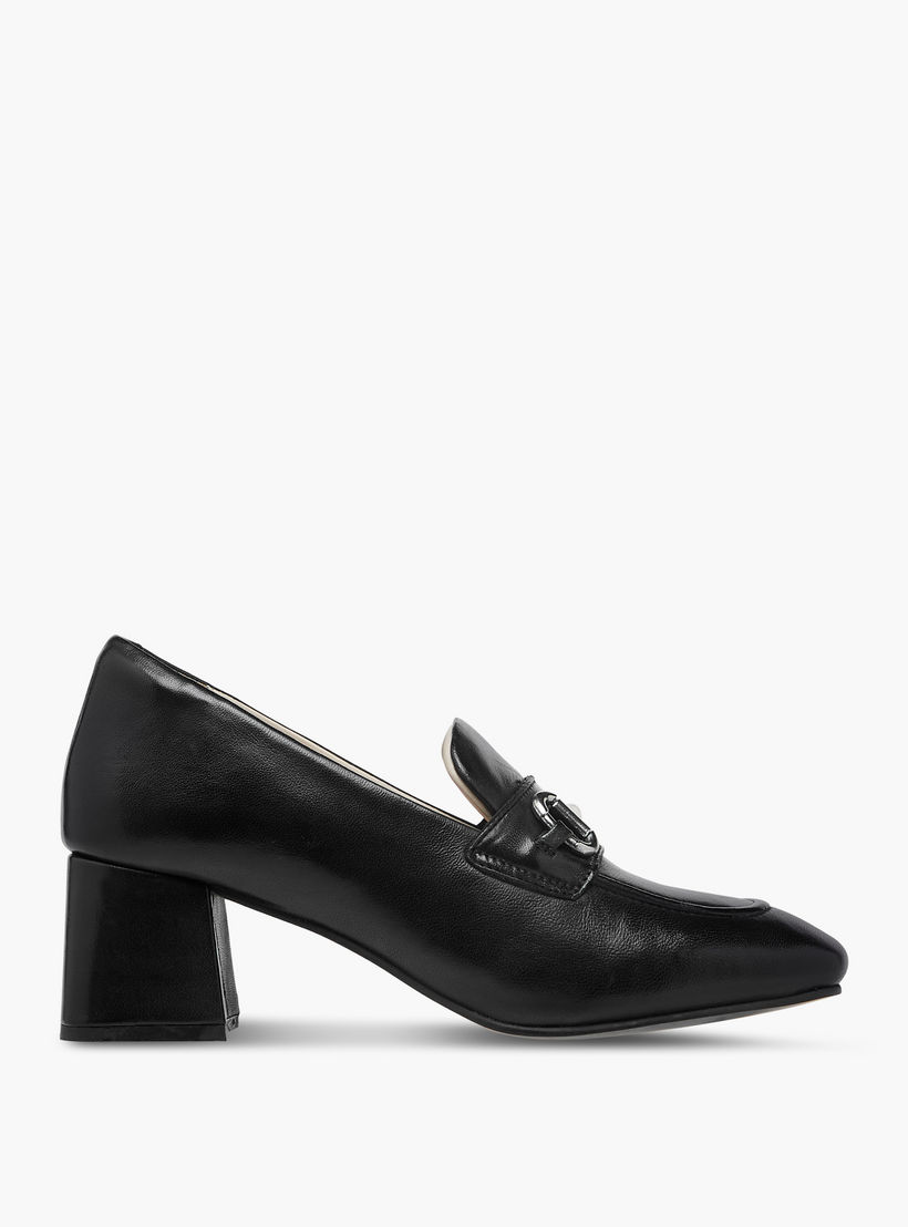 لوفر سهل الارتداء بزينة ميتاليك وكعب سميك من بابريكا-women-shoes-heels-image-3