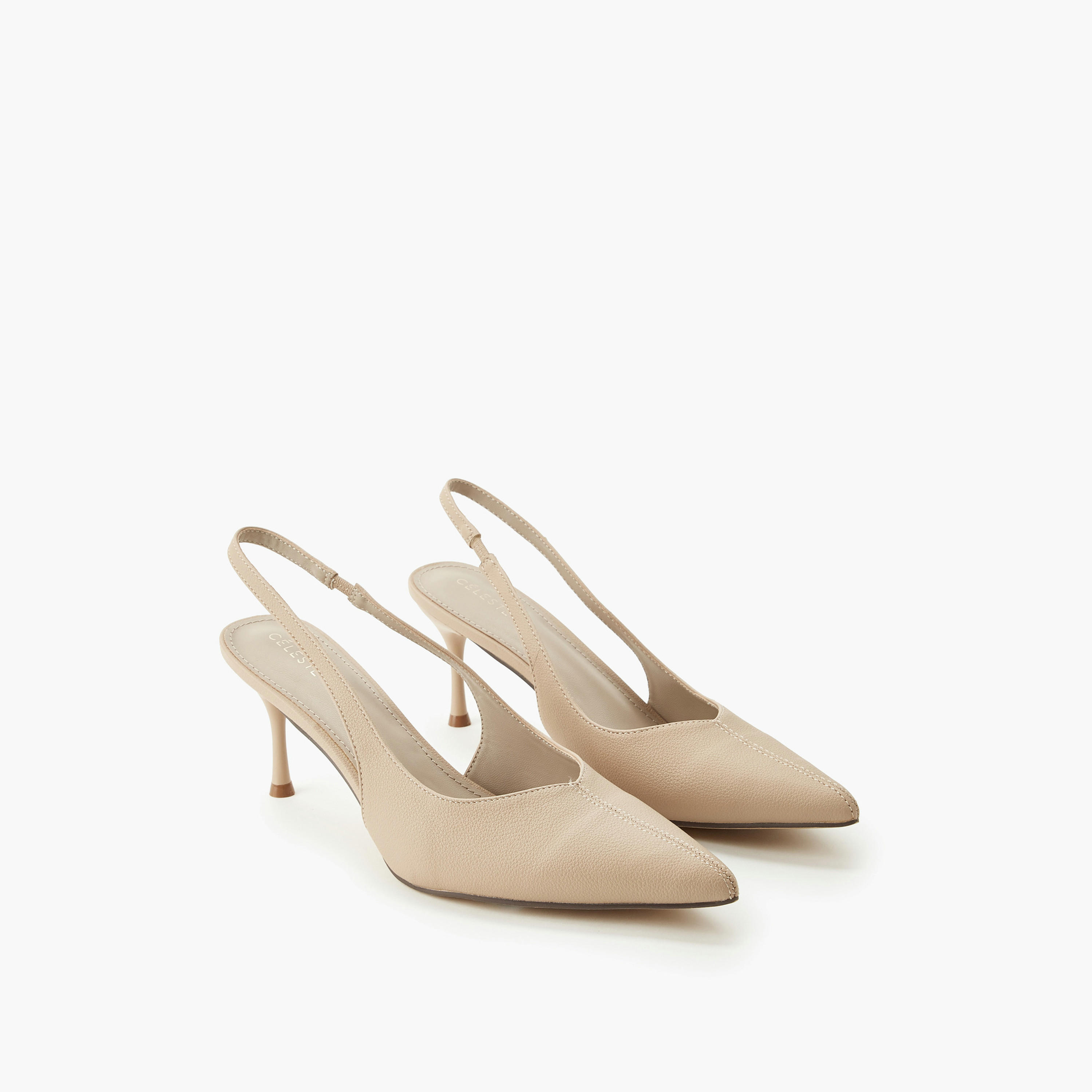 Celeste Women Slingback Stiletto Heel Mules-women-shoes-sandals-heeled-image-1