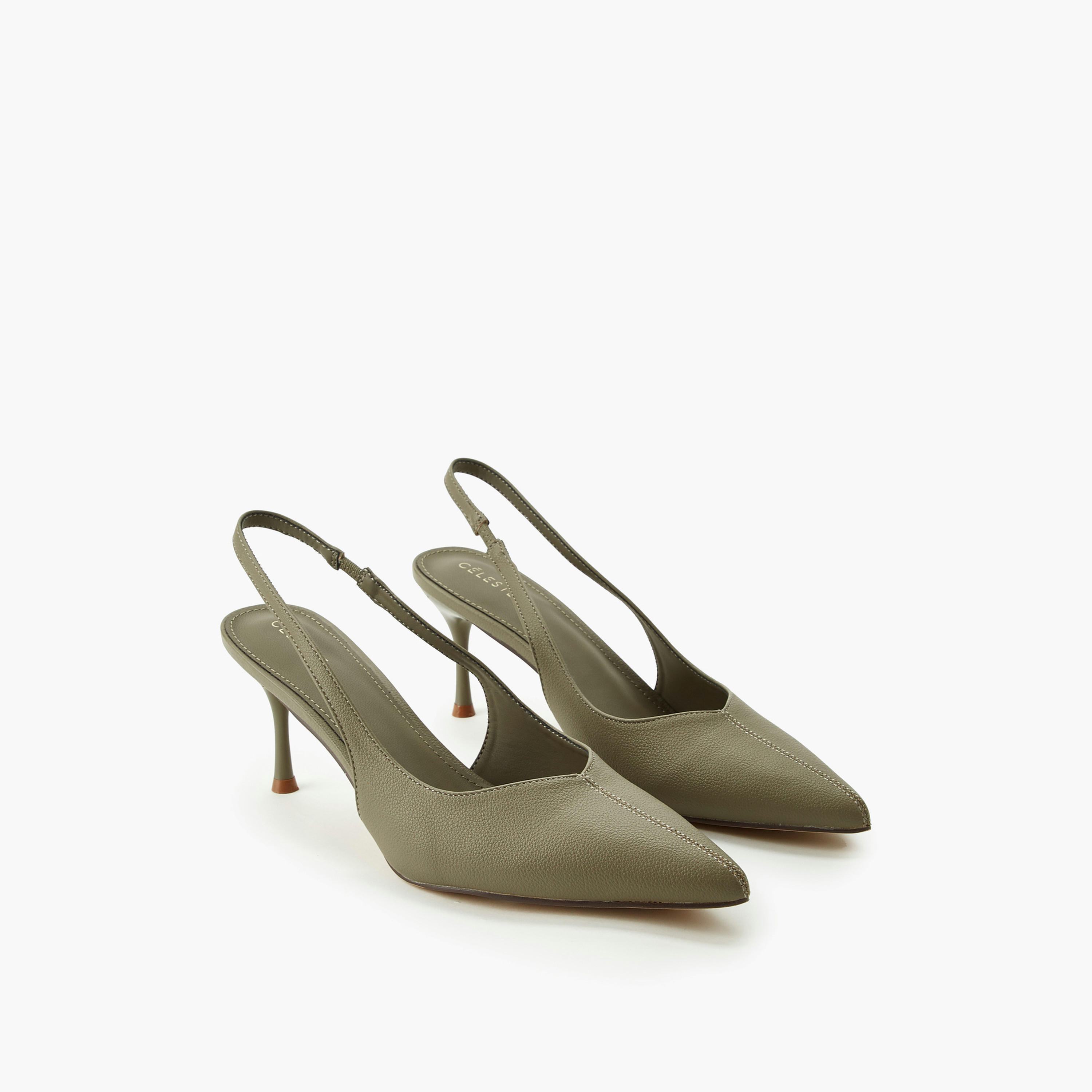 Celeste Women Slingback Stiletto Heel Mules-women-shoes-sandals-heeled-image-1