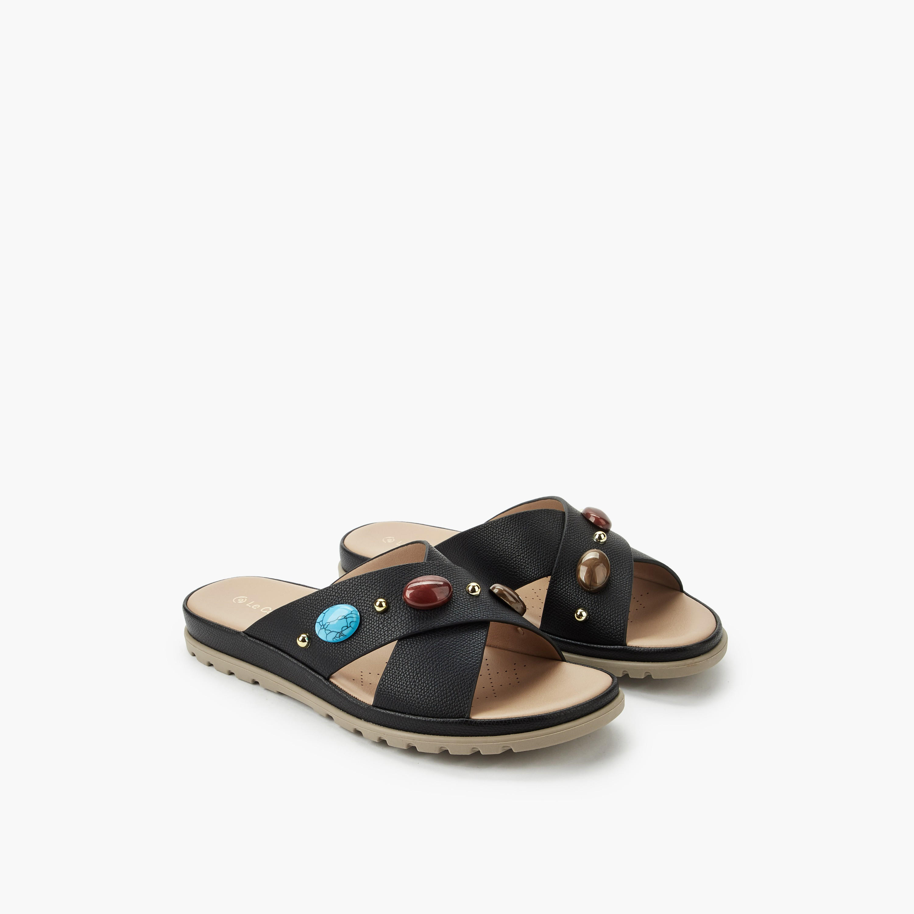 صندل سهل الارتداء للنساء من لو كونفورت-women-shoes-flats-sandals-image-1