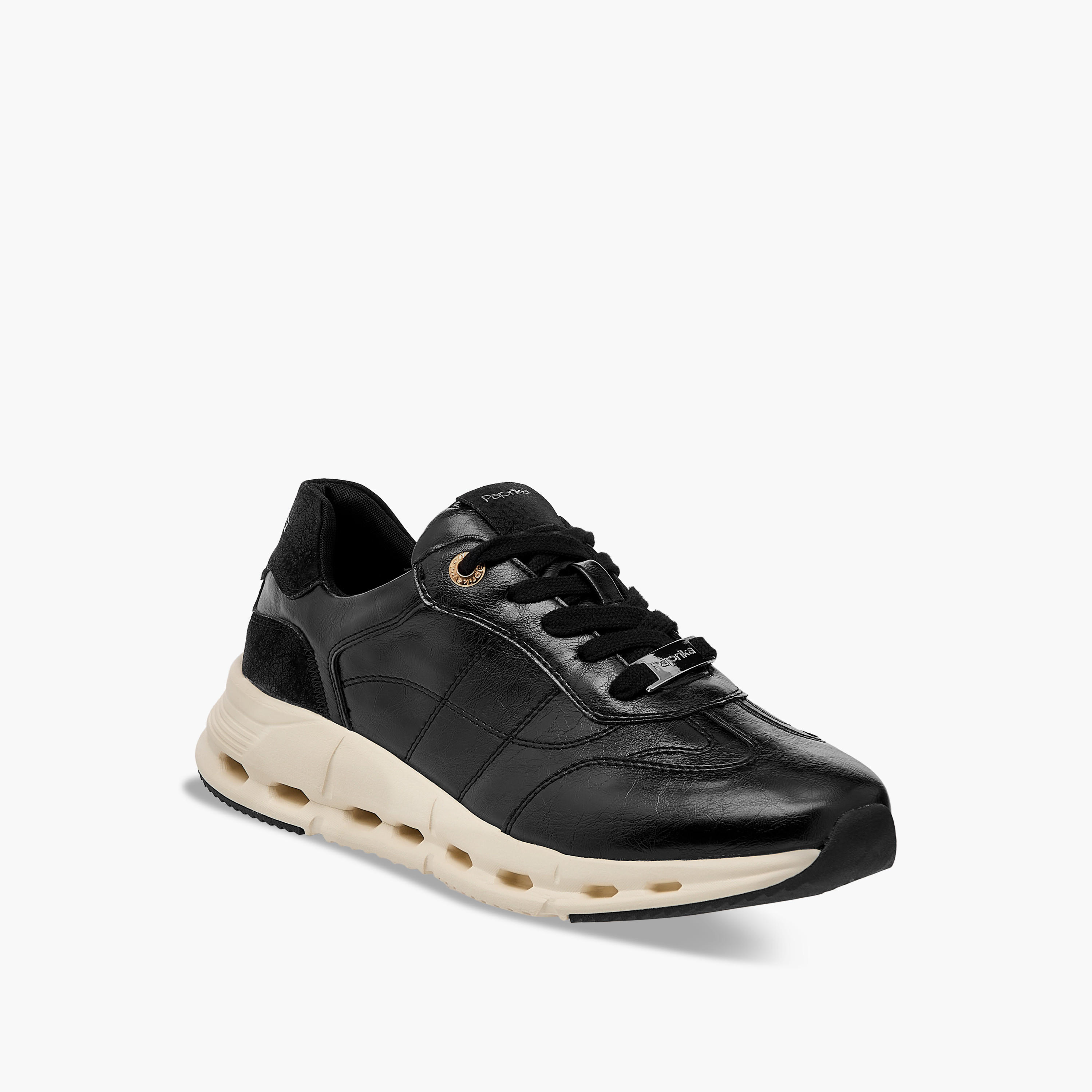Paprika Logo Accent Lace-Up Sneakers-women-shoes-sneakers-image-2