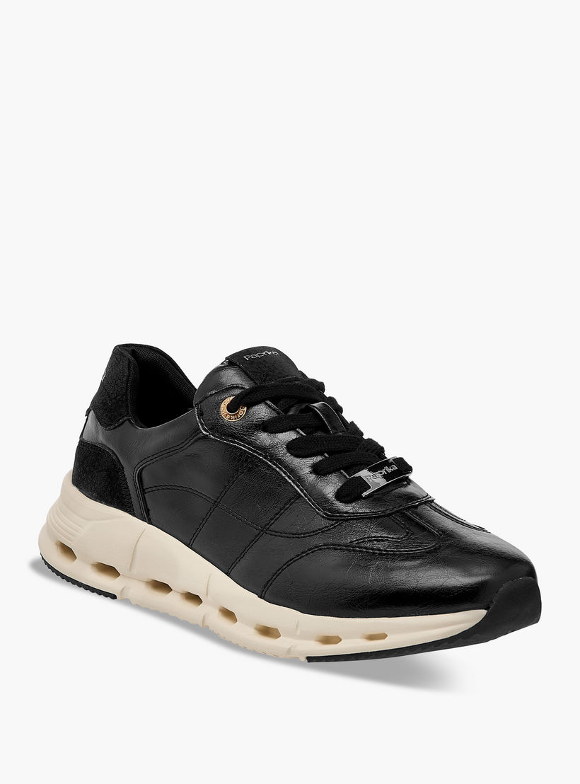 Paprika Logo Accent Lace-Up Sneakers-women-shoes-sneakers-image-2