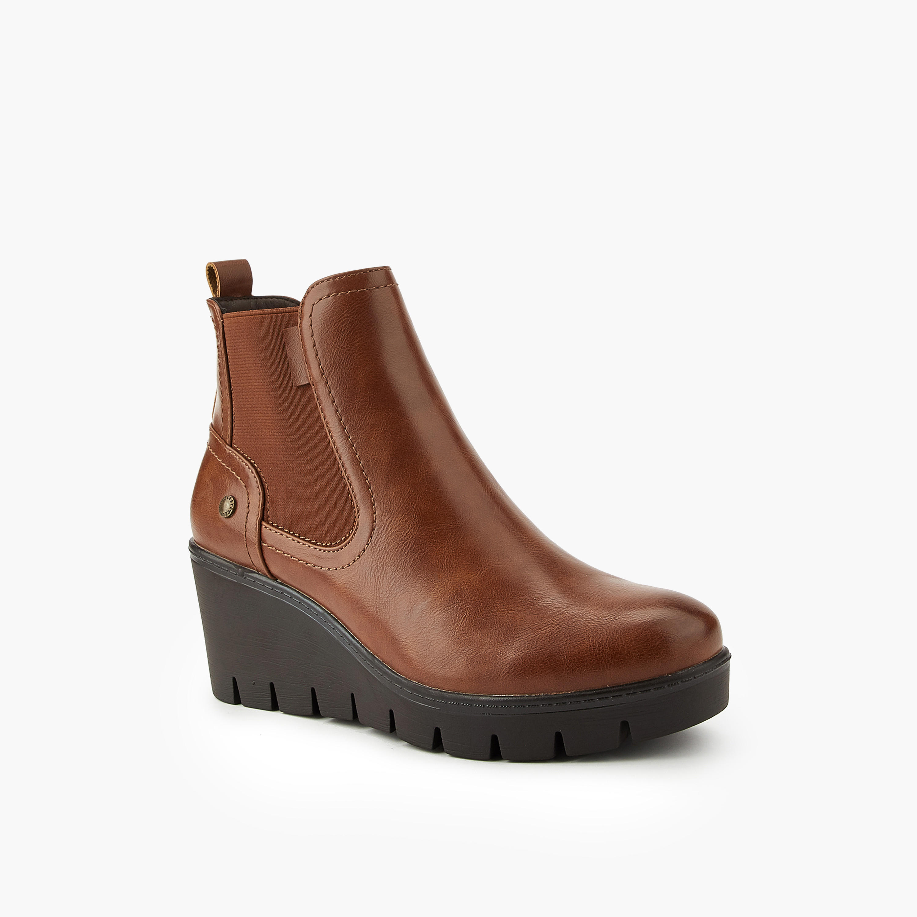 Celeste Women's Wedge Heel Ankle Boots-women-shoes-boots-image-3