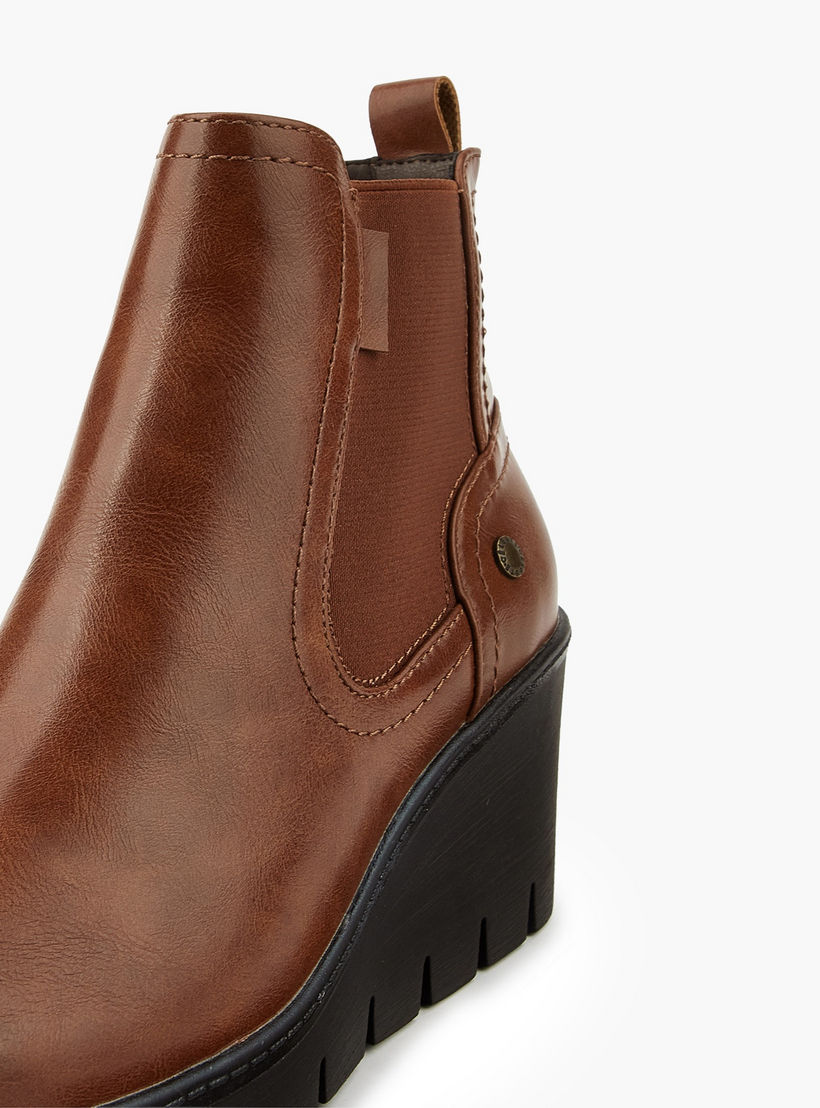 Celeste Women's Wedge Heel Ankle Boots-women-shoes-boots-image-4