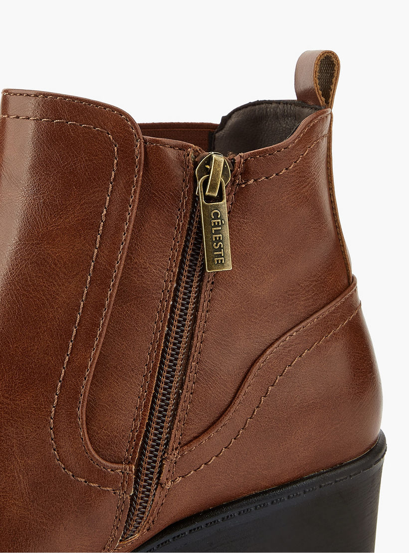 Celeste Women's Wedge Heel Ankle Boots-women-shoes-boots-image-5