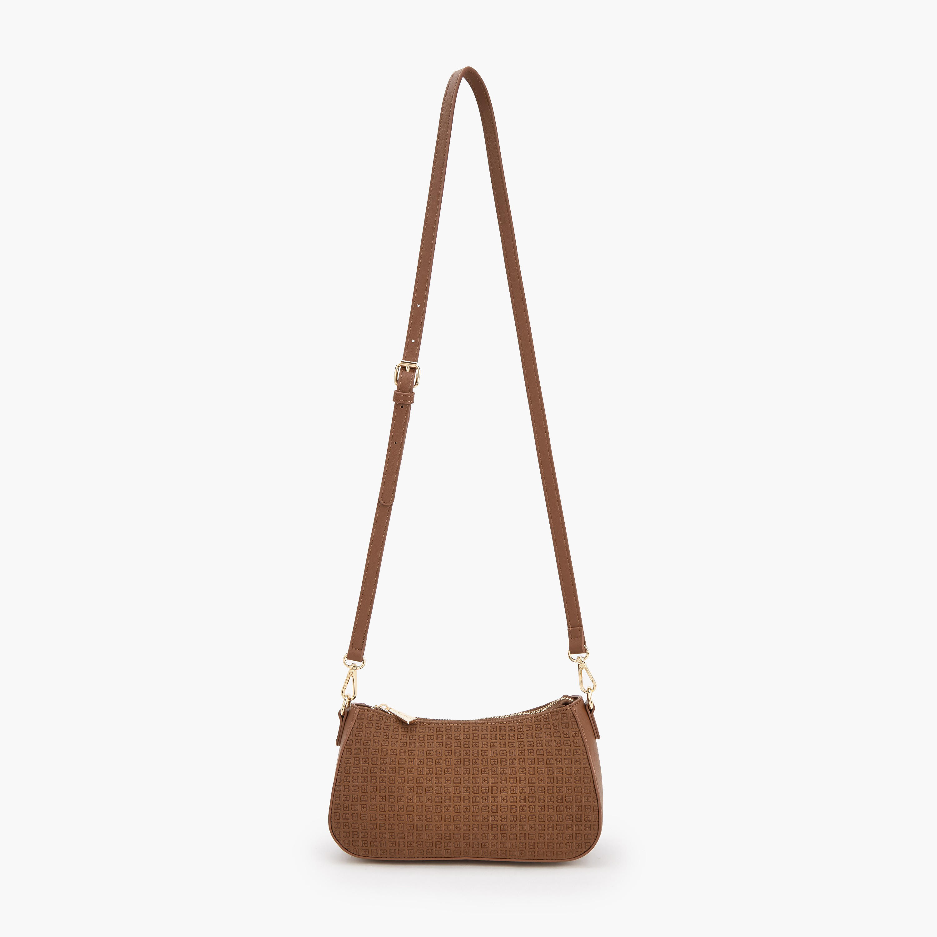 شنطة كروس بودي بسحاب إغلاق ونقوش من فلورا بيلا-women-bagsandwallets-handbags-image-2