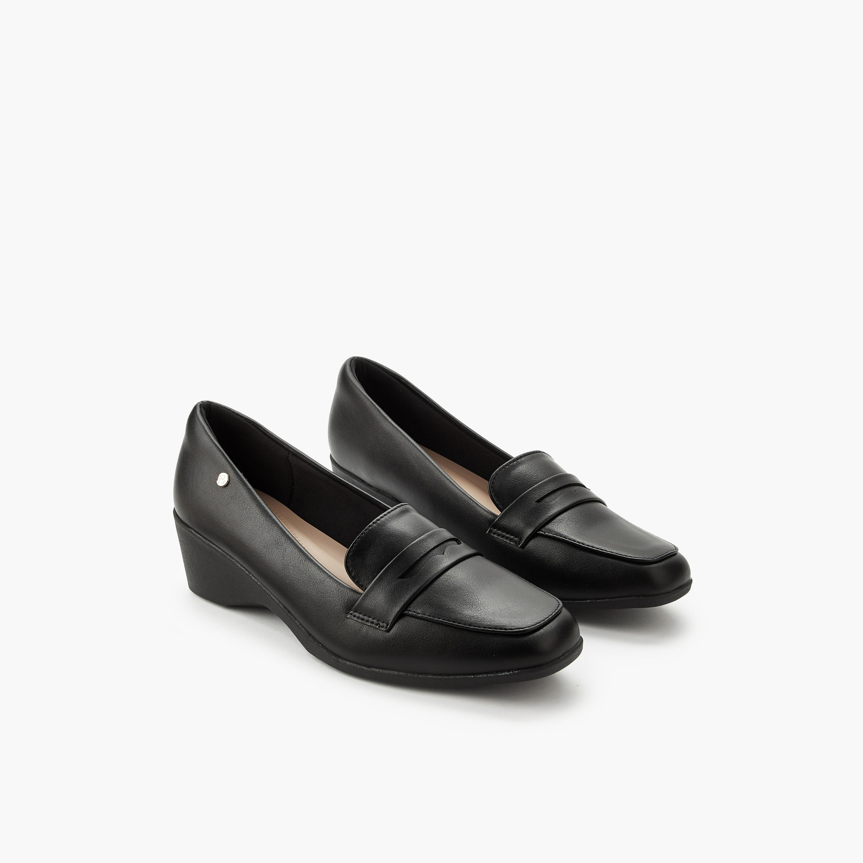 Flora Bella Women Wedge Heel Loafers-women-shoes-heels-image-1