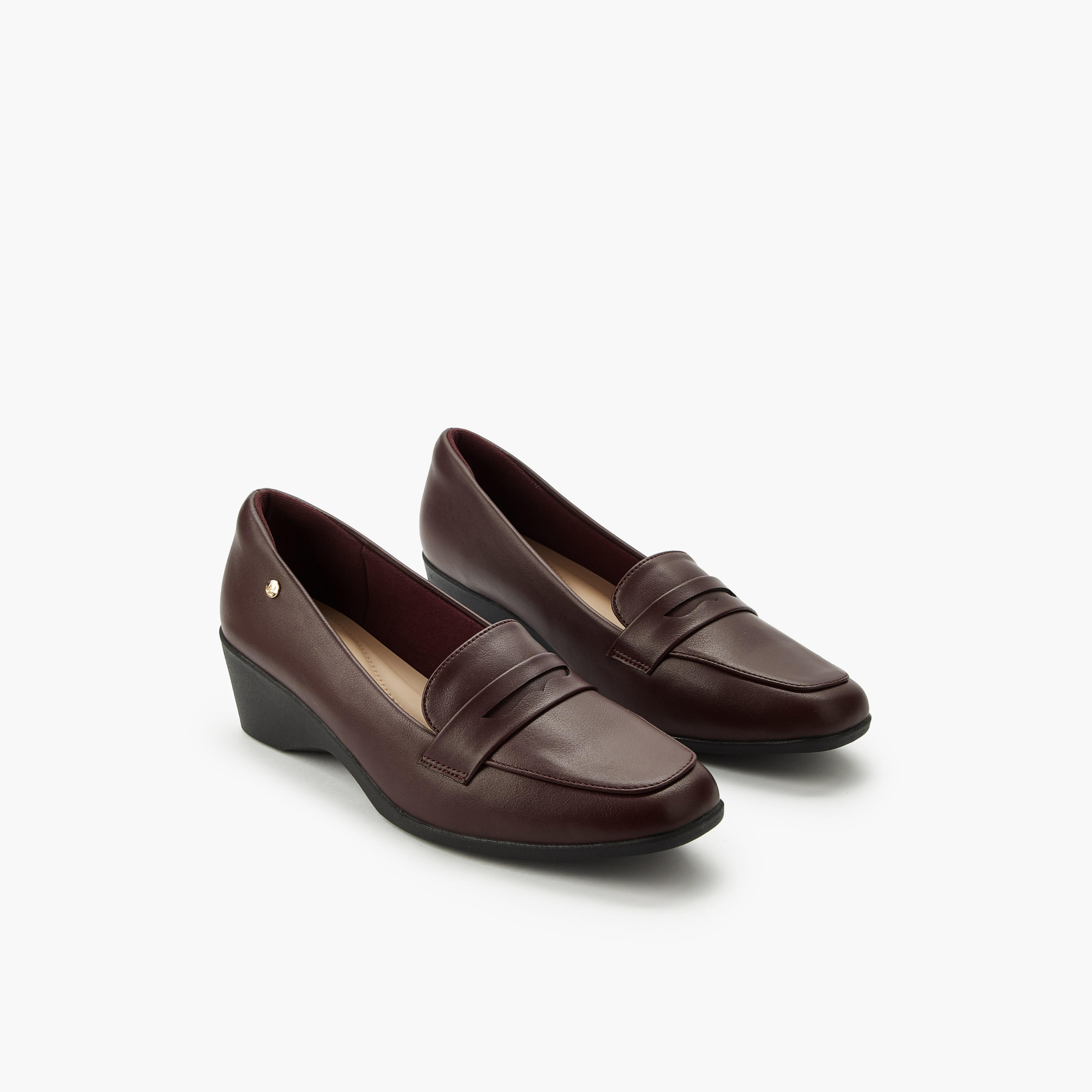 Flora Bella Women Wedge Heel Loafers-women-shoes-heels-image-1