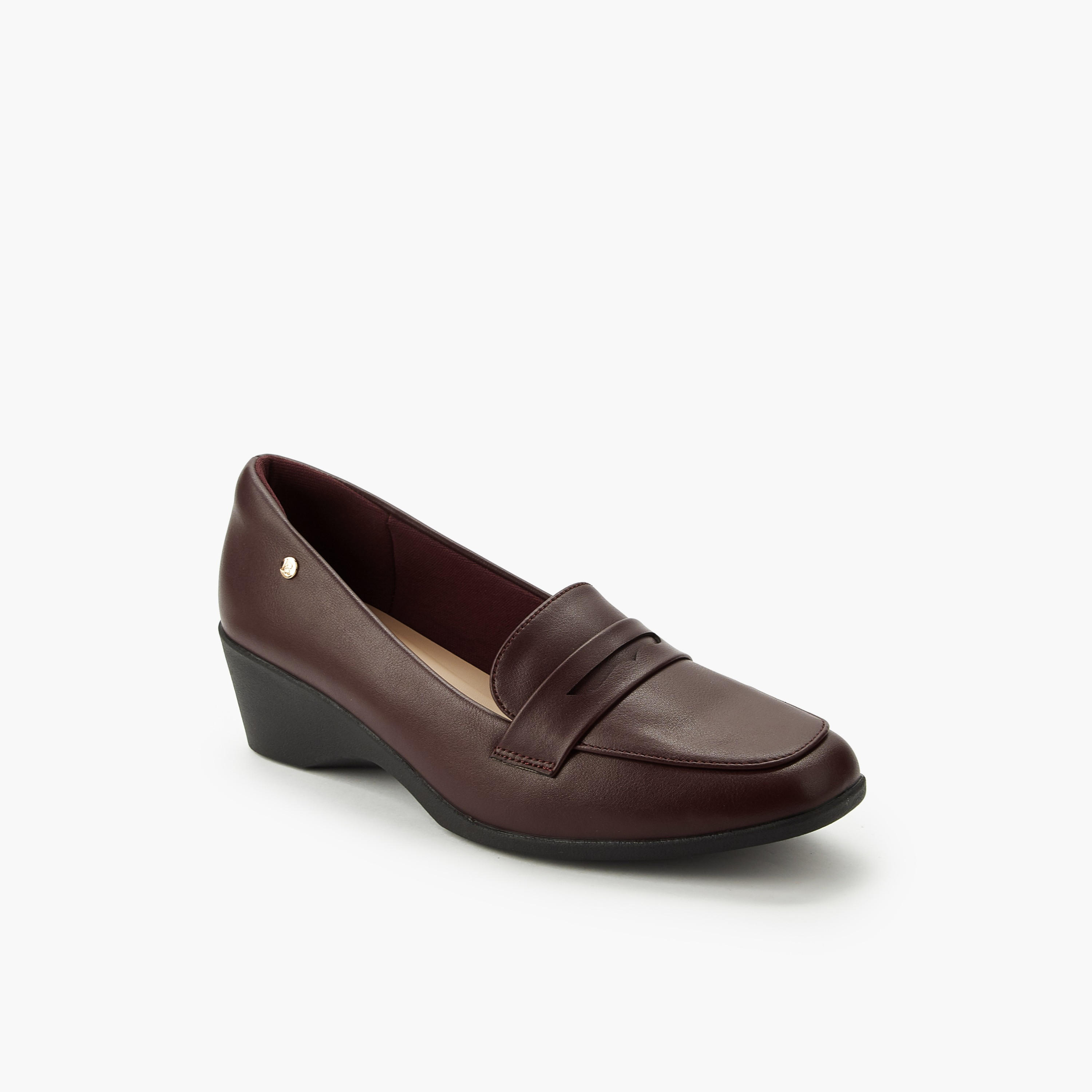 Flora Bella Women Wedge Heel Loafers-women-shoes-heels-image-2