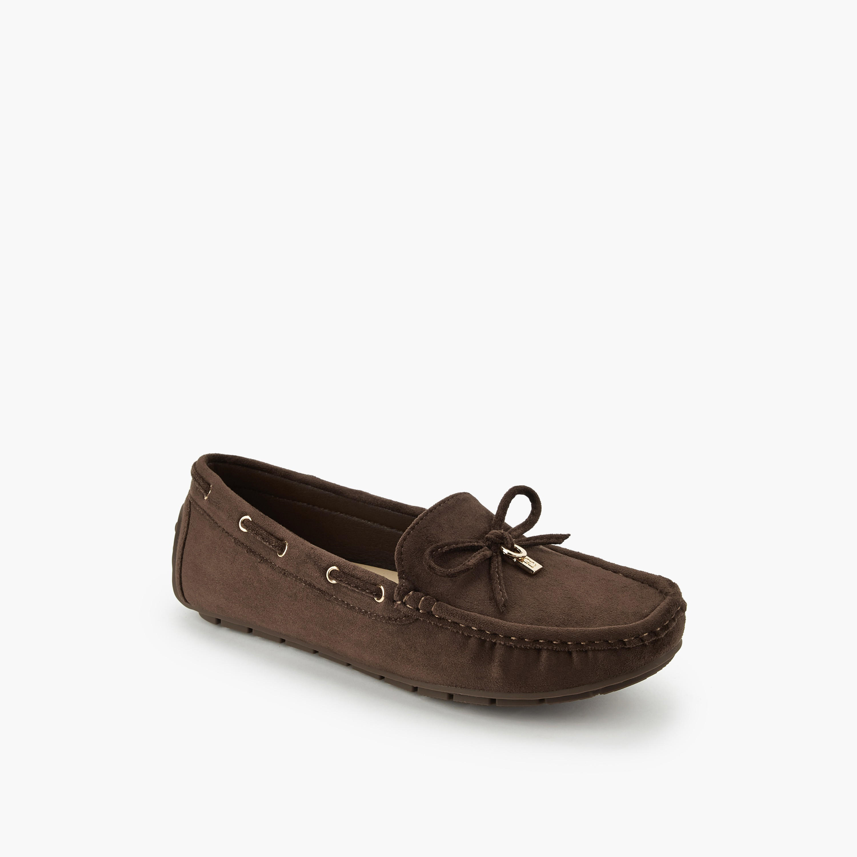 حذاء موكاسين نسائي مزين بفيونكة للنساء من فلورا بيلا-women-shoes-flats-moccasins-image-2