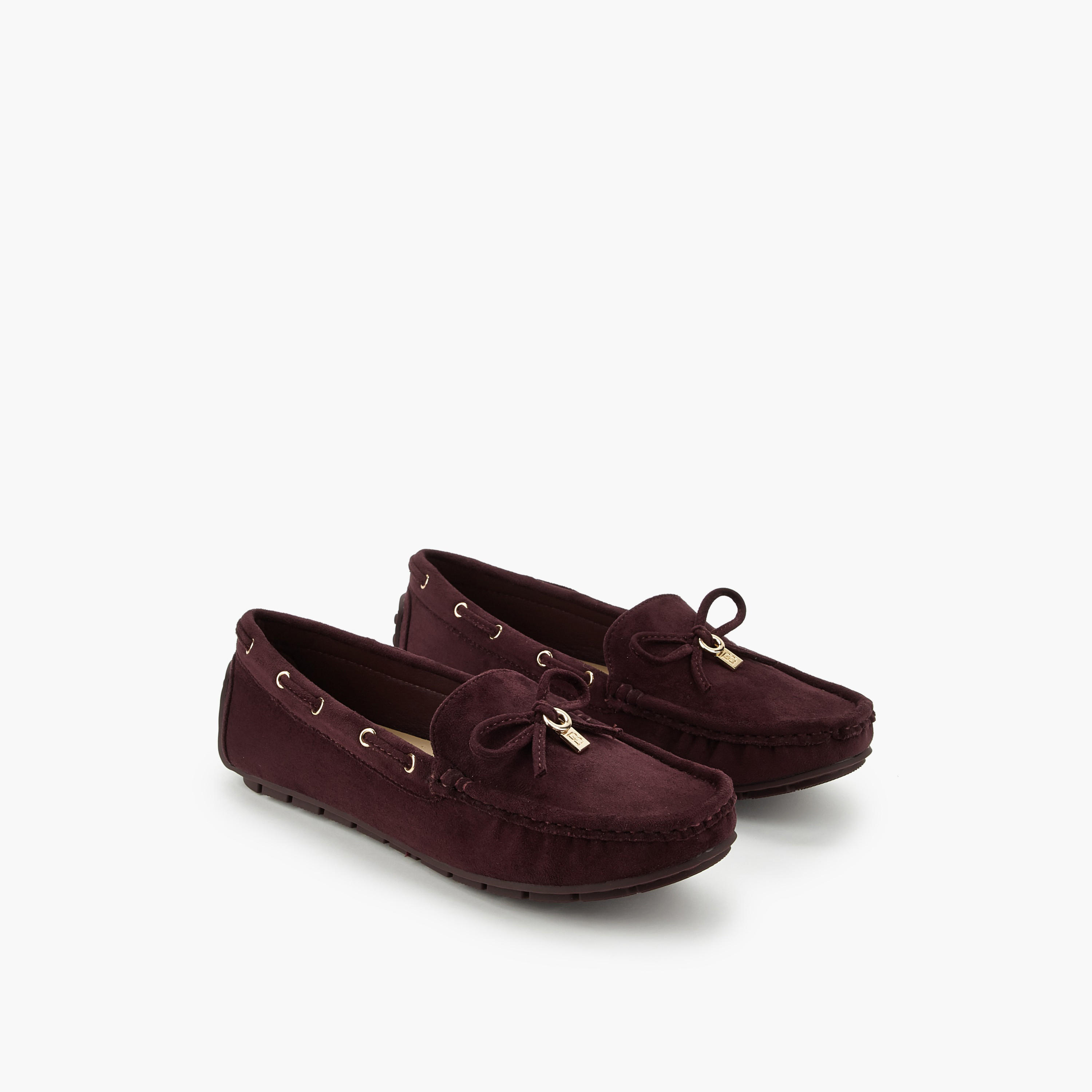حذاء موكاسين نسائي مزين بفيونكة للنساء من فلورا بيلا-women-shoes-flats-moccasins-image-1