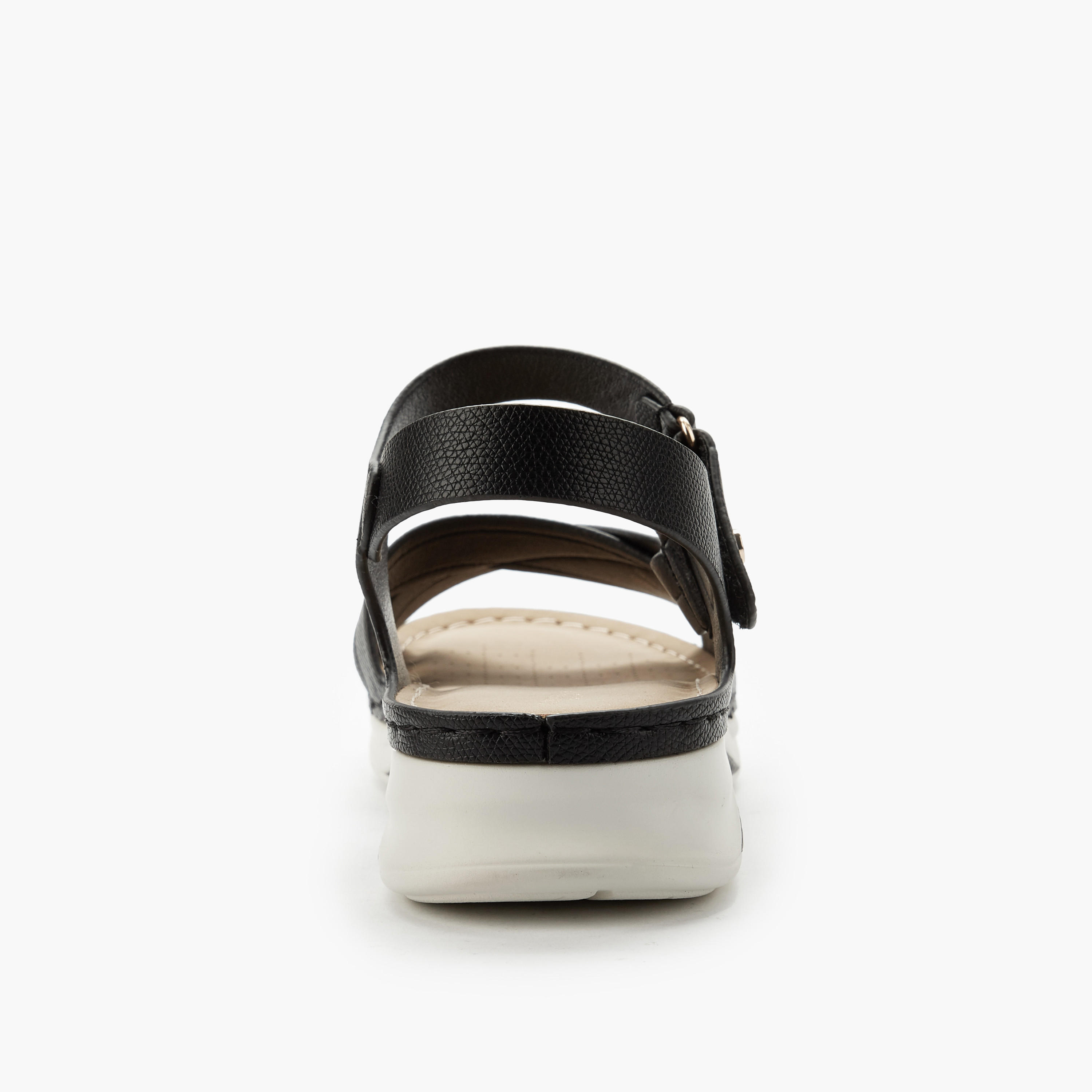 صندل بحزام متقاطع وشلايط إغلاق لاصق للنساء من فلورا بيلا-women-shoes-flats-sandals-image-4