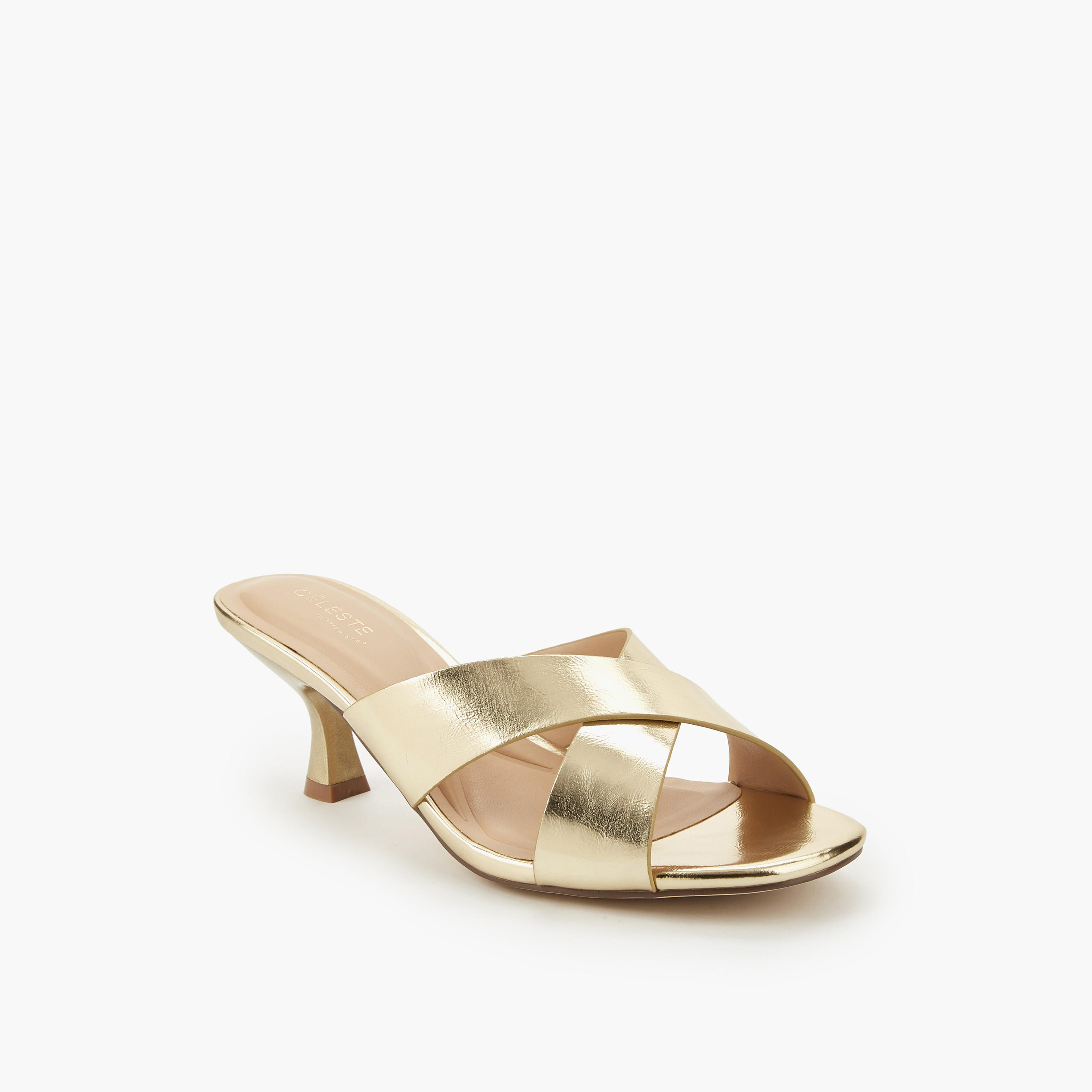 صندل بأحزمة متقاطعة وكعب صغير للنساء من سيليست-women-shoes-sandals-heeled-image-3