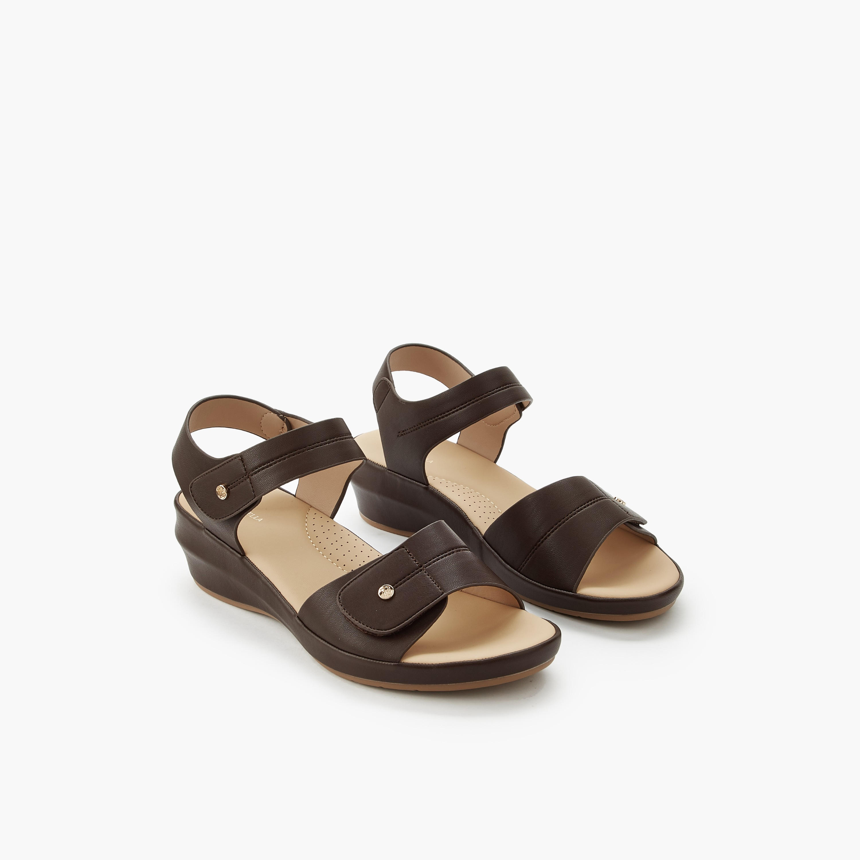 صندل مريح بكعب ويدج للنساء من فلورا بيلا-women-shoes-sandals-heeled-image-1