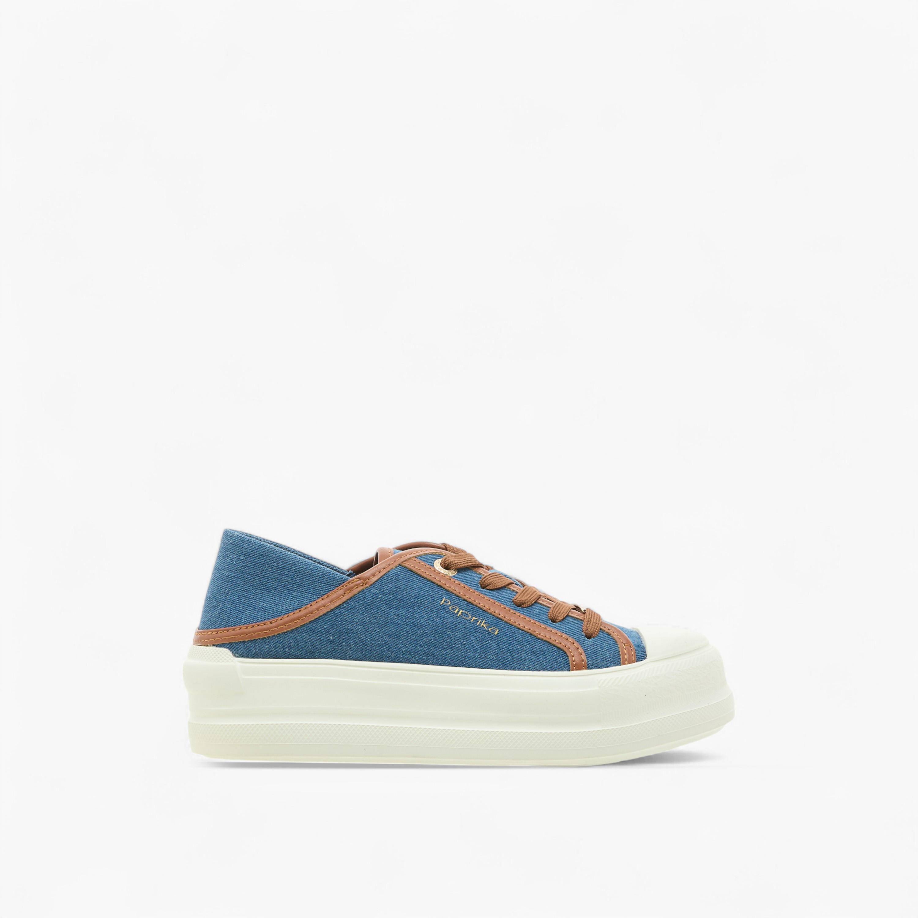 حذاء رياضي بطبعات شعار مع رباط وزينة معدنية من بابريكا-women-shoes-sneakers-image-3