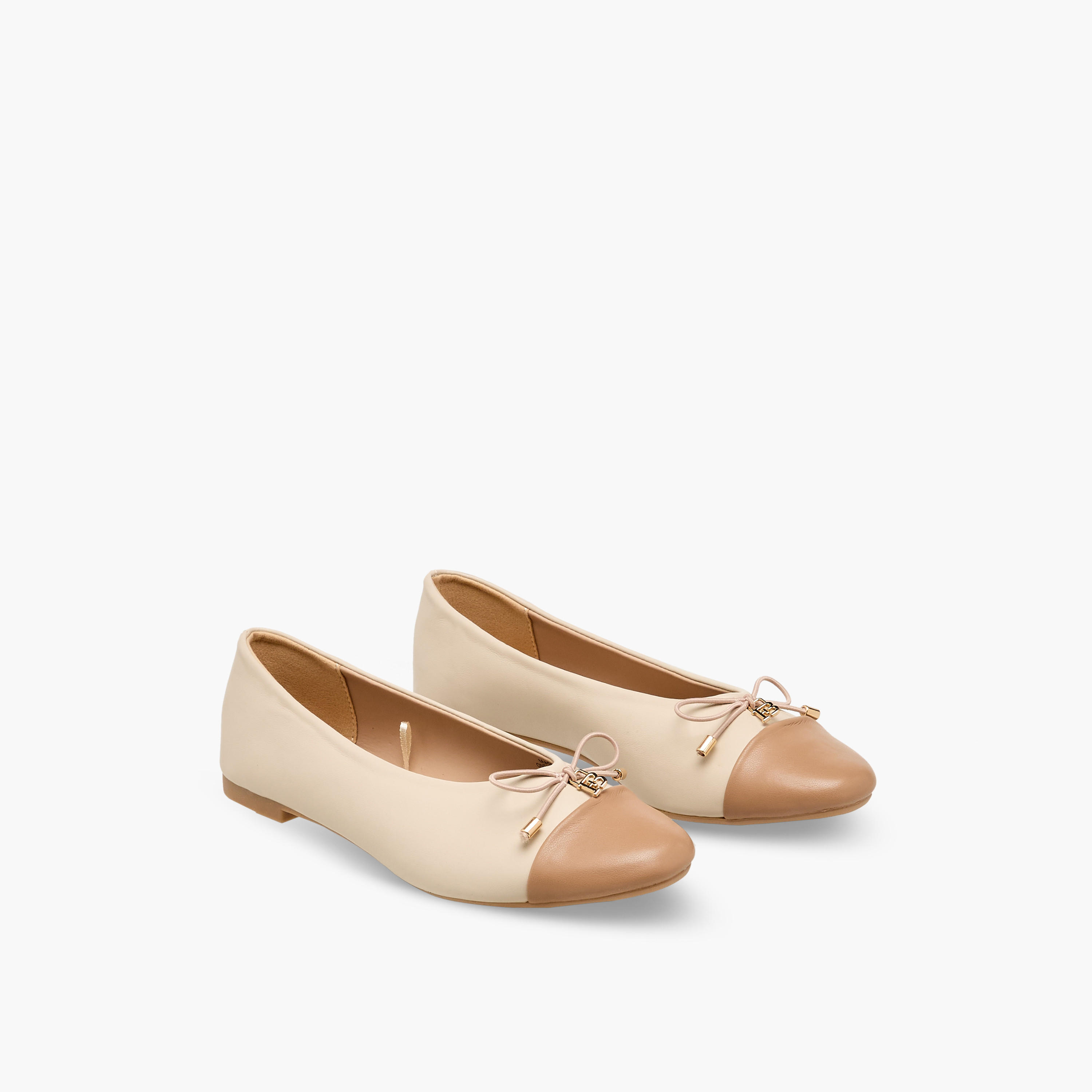 Flora Bella Women Bow Detail Ballerina Shoes-women-shoes-flats-ballerinas-image-1